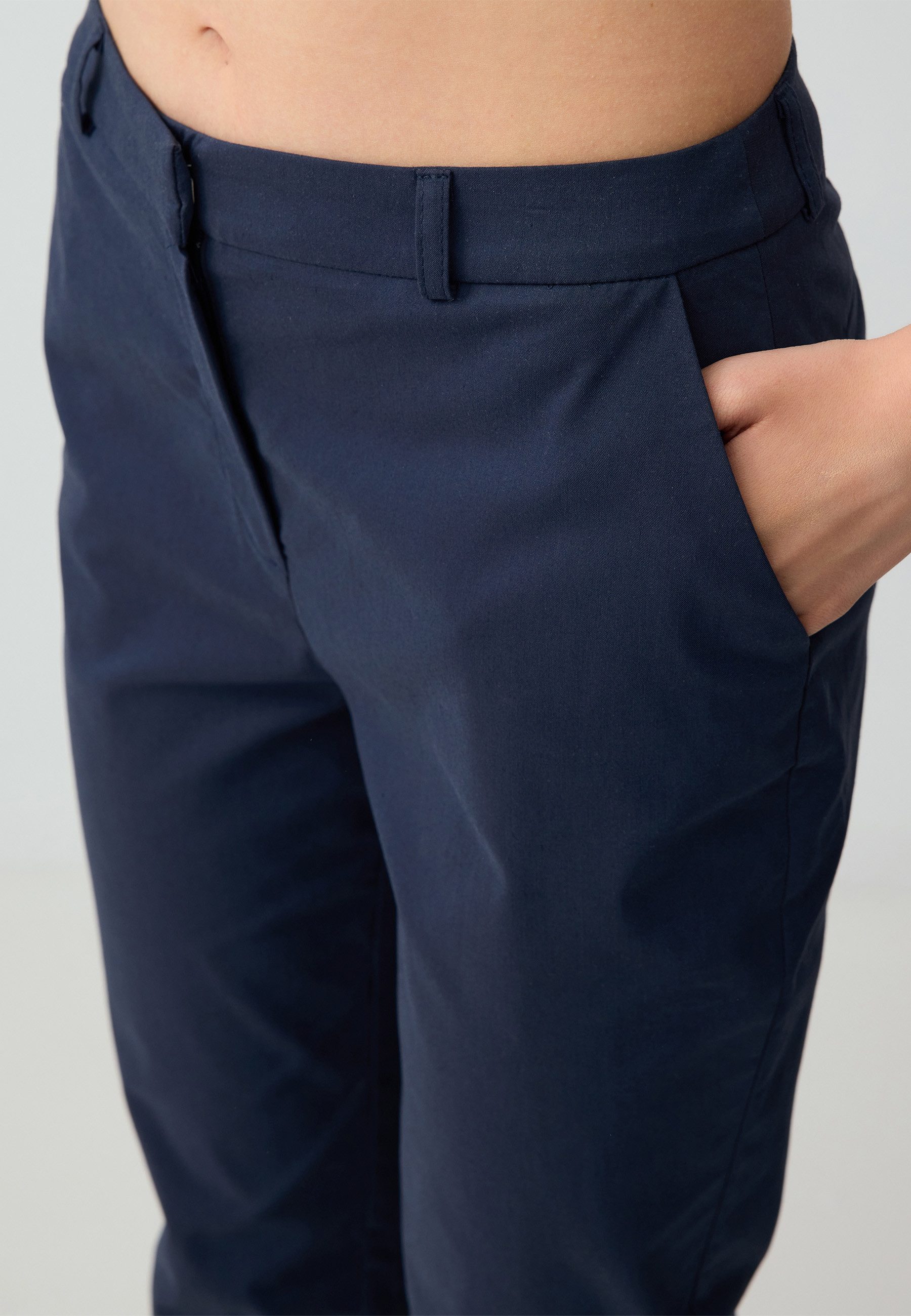 Jimmy Key Chinohose Geweven marineblauwe broek