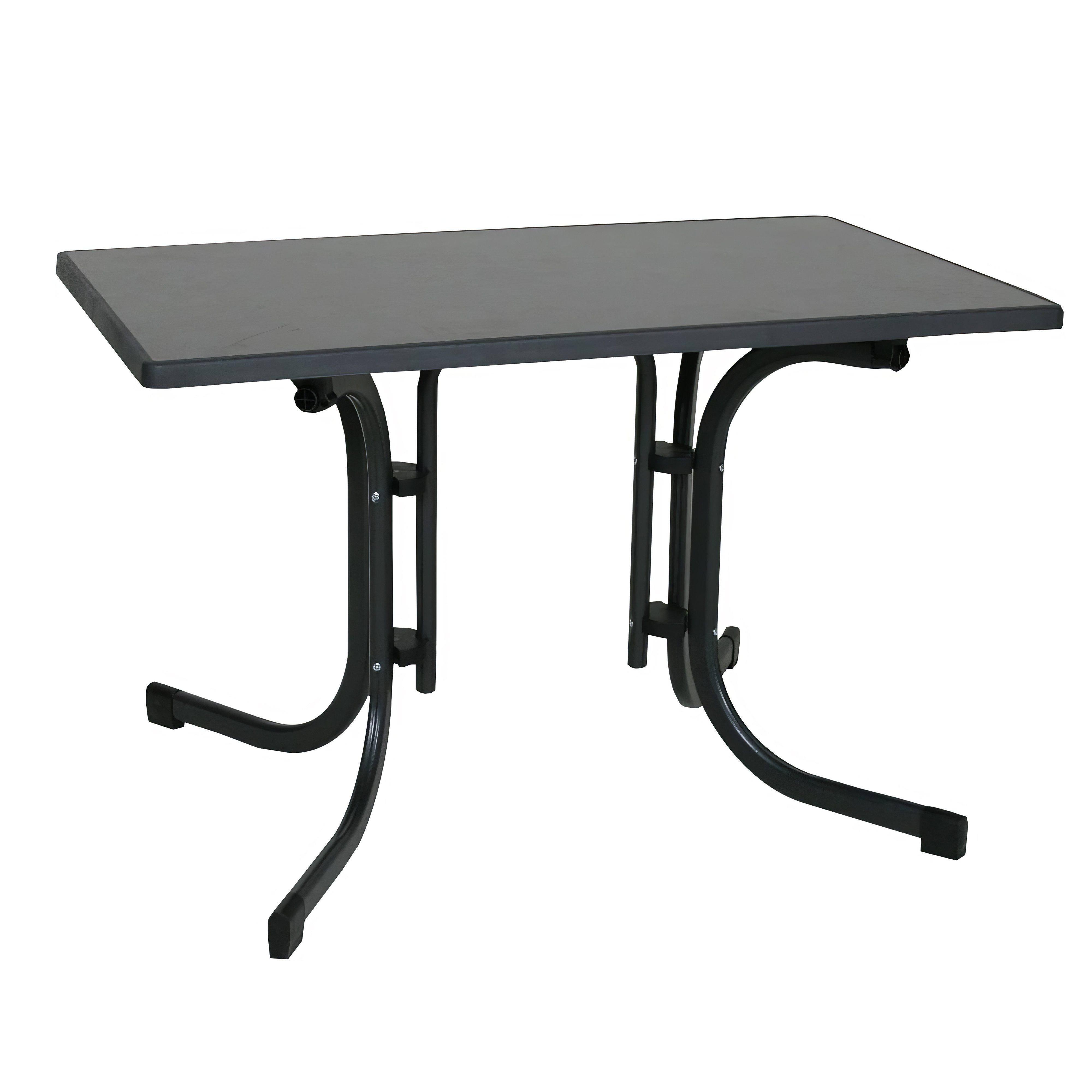 Ribelli Gartentisch, Ribelli® Klapptisch anthrazit/Schiefer 110x70x70cm günstig online kaufen
