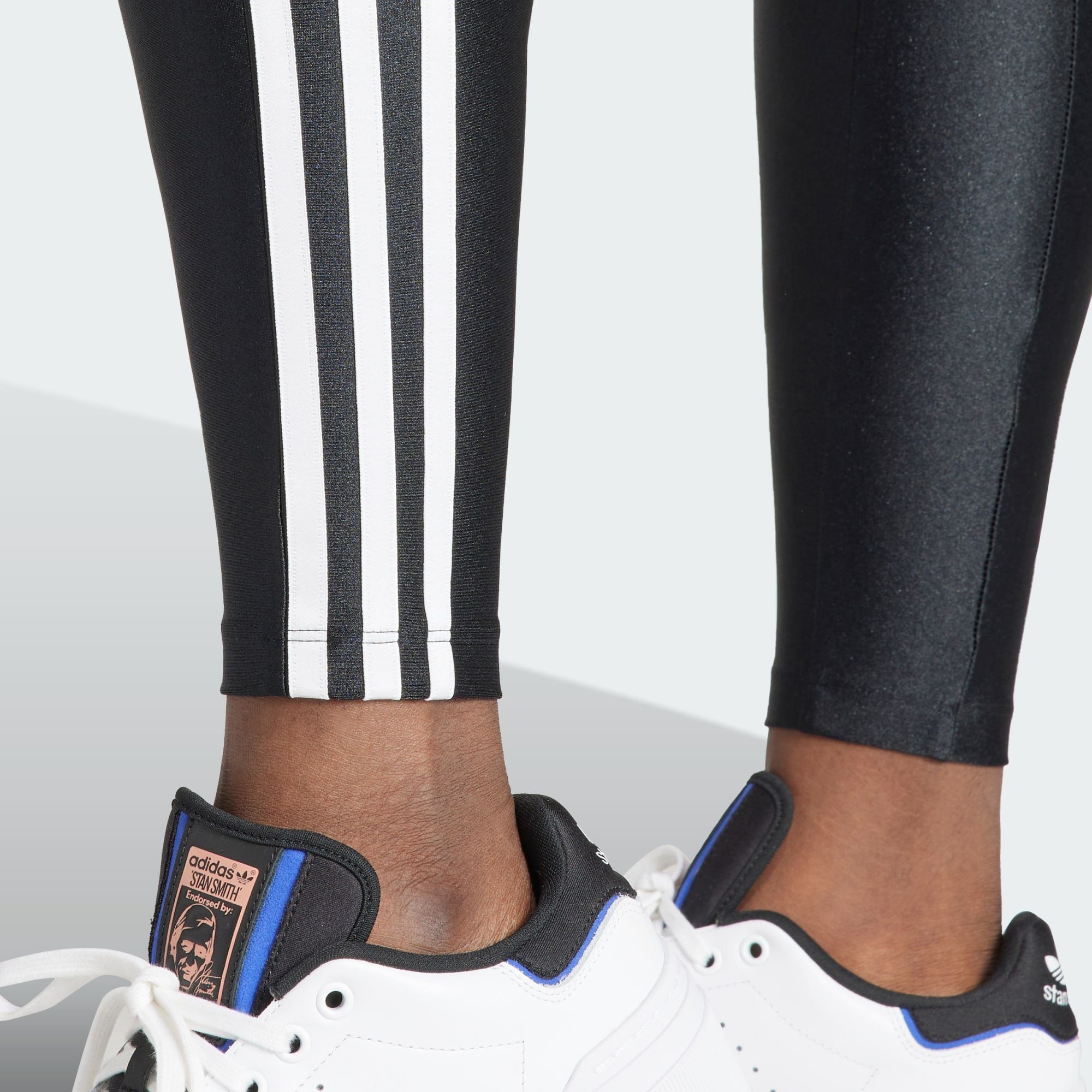 adidas Originals Leggings GROSSE GRÖSSEN LEGGINGS 3-STREIFEN Black –