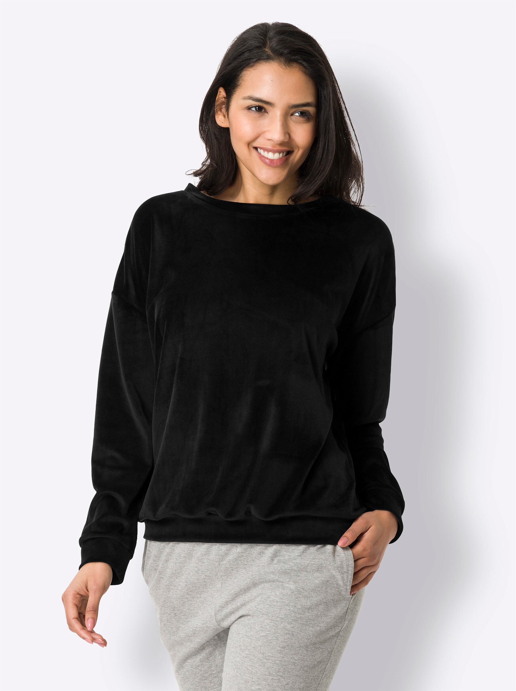 Sieh an! Trainingsshirt Langarmshirt . günstig online kaufen