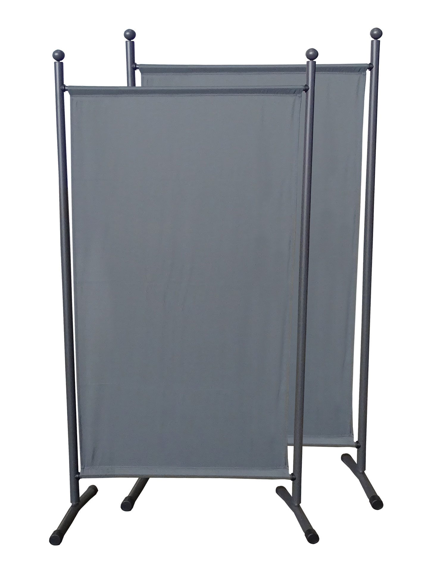 Quick Star Paravent 2 Stück Stellwand 180x78cm Grau (2 Stück) günstig online kaufen