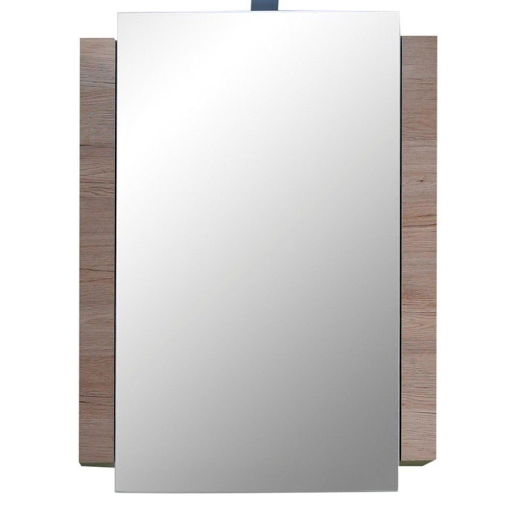 trendteam Spiegelschrank Badezimmerspiegel Badspiegel Badezimmerschrank Braun 60x80x15cm