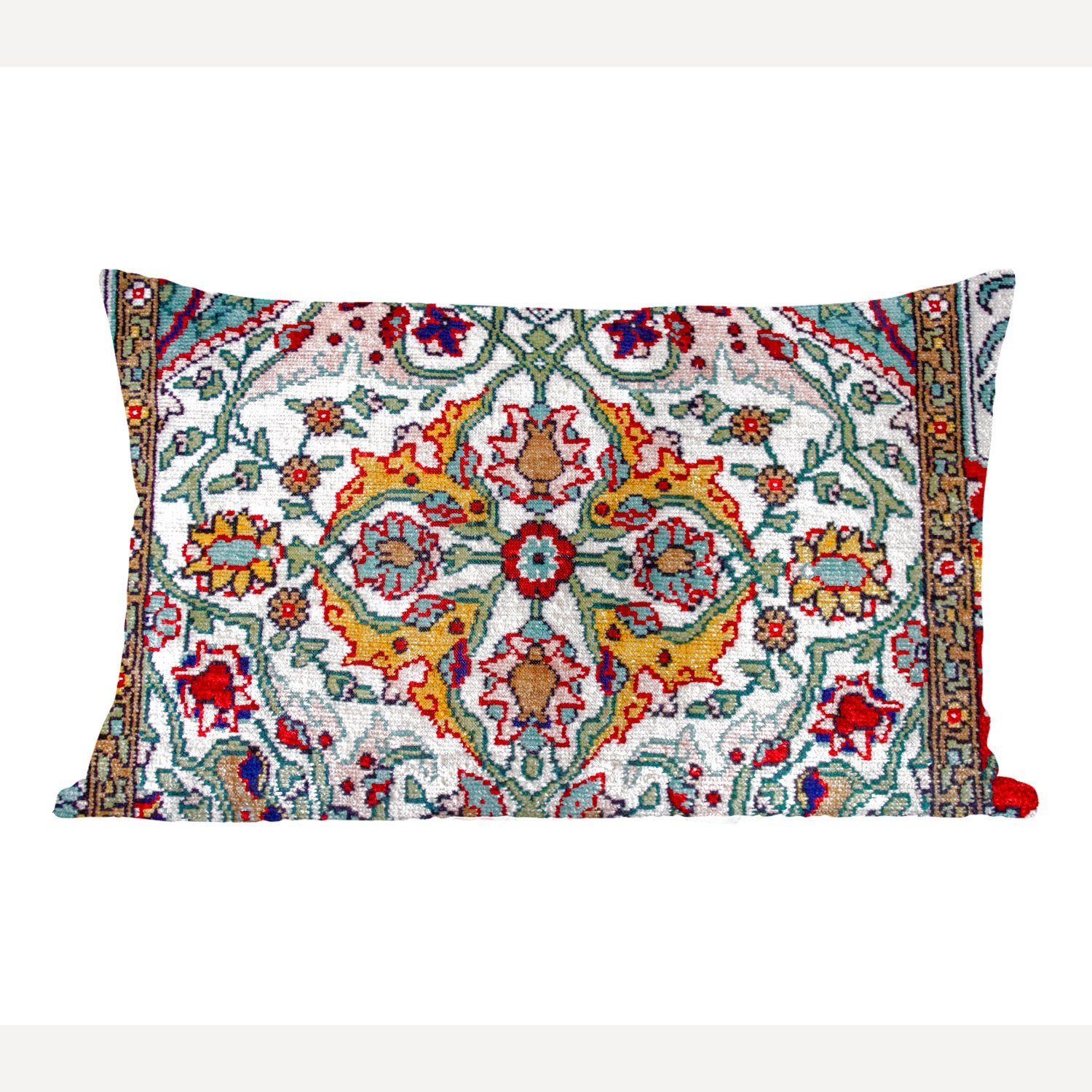 Teppiche Persische Dekoration, Füllung, Zierkissen, Dekokissen mit - Dekokissen Wohzimmer Schlafzimmer Teppiche - MuchoWow Farben,