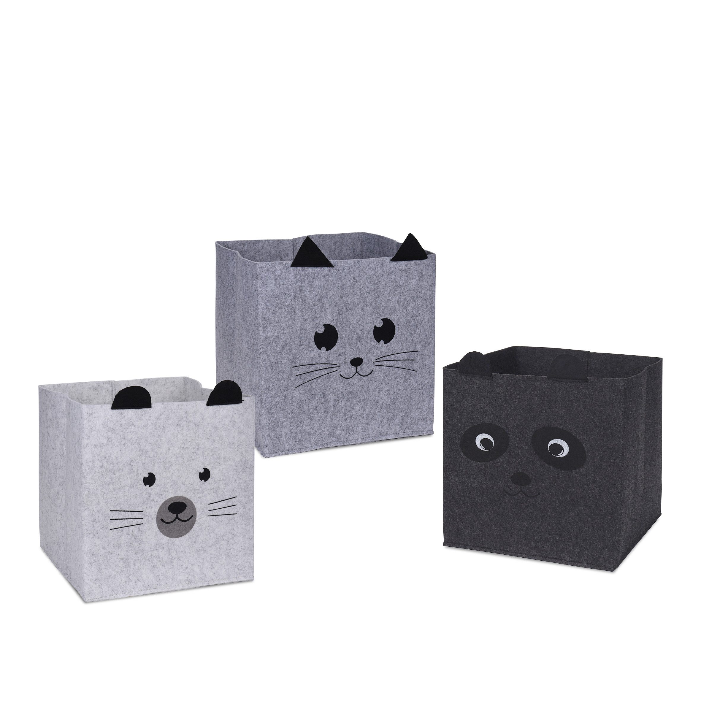 Spetebo Regalkorb Einhorn Aufbewahrungs Box 3er Set - 32 x 30 cm (Set, 3 Bo günstig online kaufen