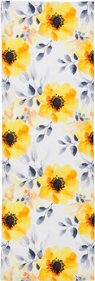 done.® Tischläufer Yellow Roses, mit Rosenmotiv (1-tlg), Digitaldruck, Maße  ca. 45x150 cm