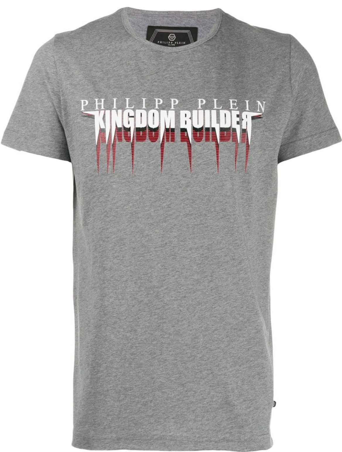 PHILIPP PLEIN T-Shirt Herren Kingdom Builder Platinium Cut Shirt einen kompromisslosen Rock’n’Roll-Charakter