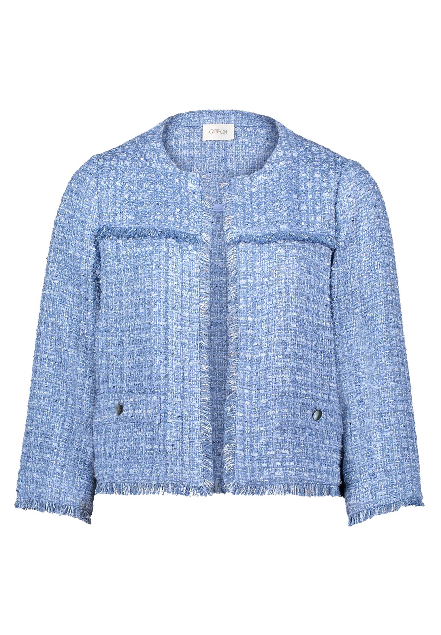 Cartoon Jackenblazer Cartoon Tweedblazer mit Fransen günstig online kaufen