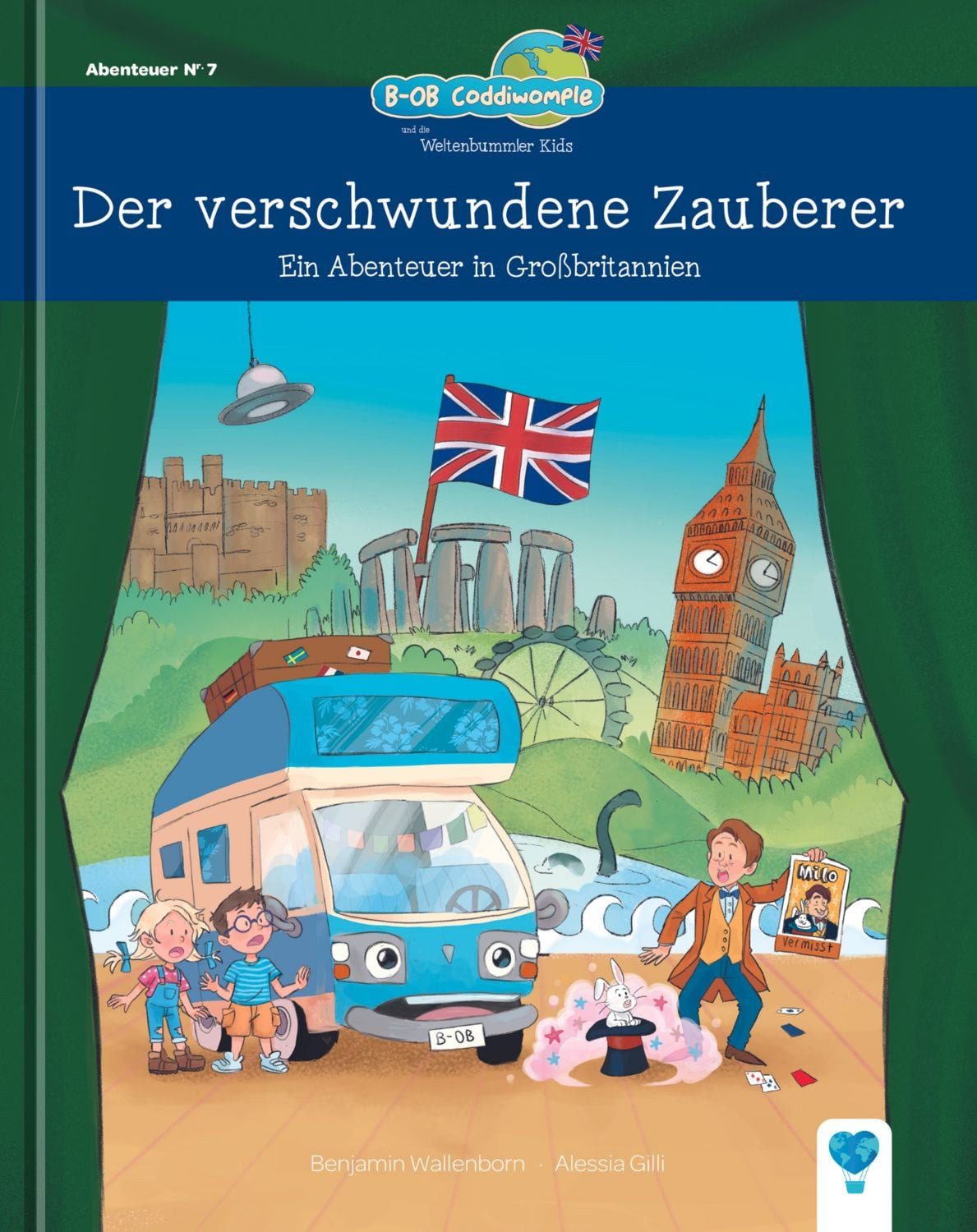Kinderbuch Der verschwundene Zauberer Ein Abenteuer in Großbritannien Benjamin Wallenborn