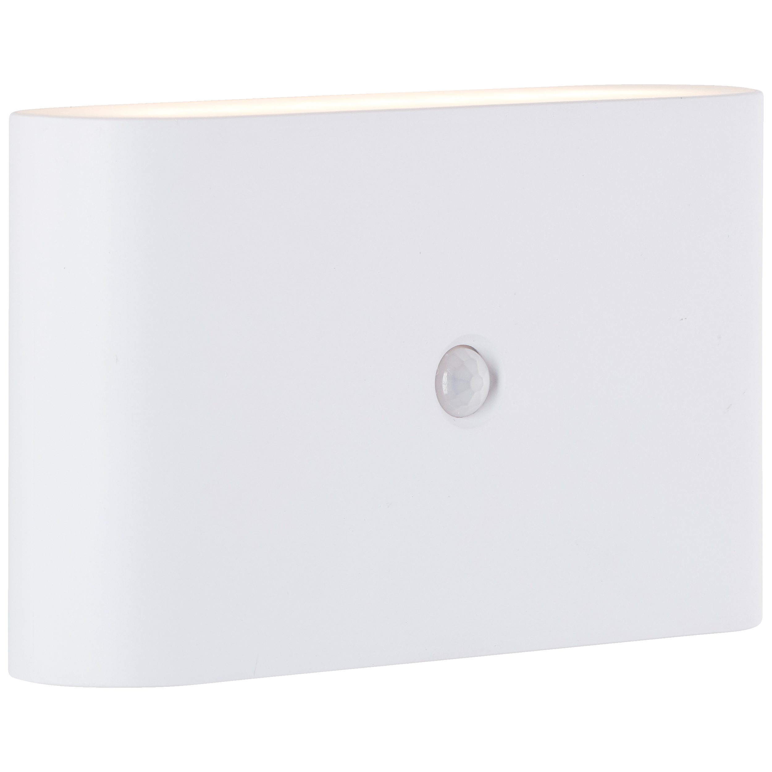 Lightbox Wandleuchte, Bewegungsmelder, LED fest integriert, Warmweiß, Akku-Außenleuchte, 330 lm, 3000 K, magnetisch, Up-Downlight, USB, weiß
