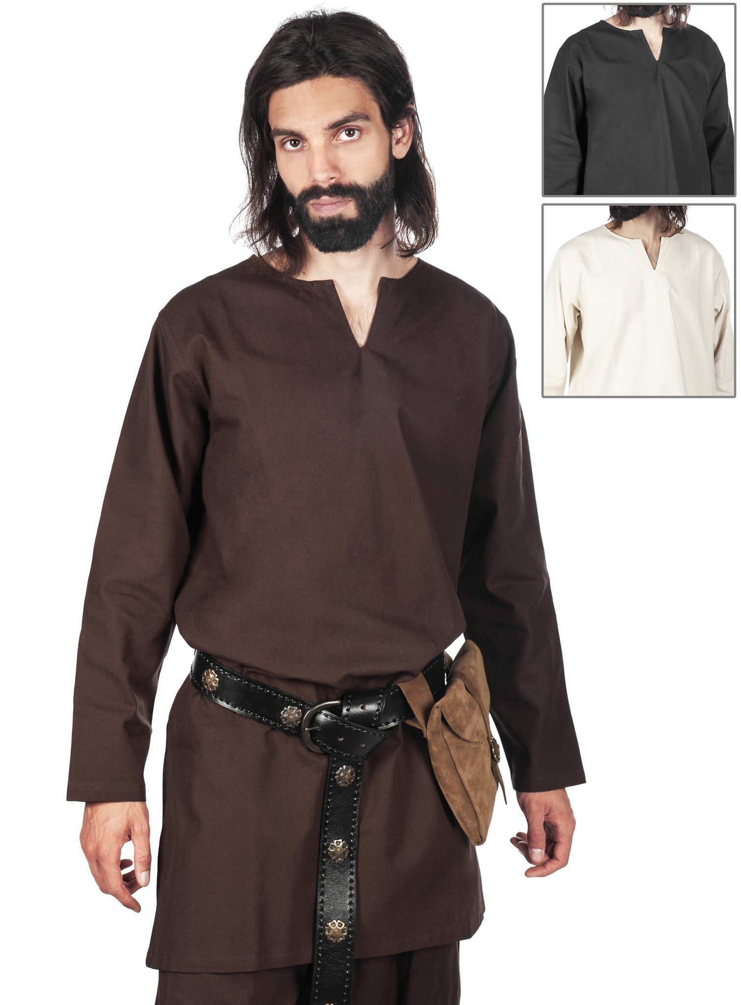 Metamorph Kostüm Untertunika - Giselher, Bequeme, mittelalterliche Tuniken wie Giselher sind ideal als Unterkle
