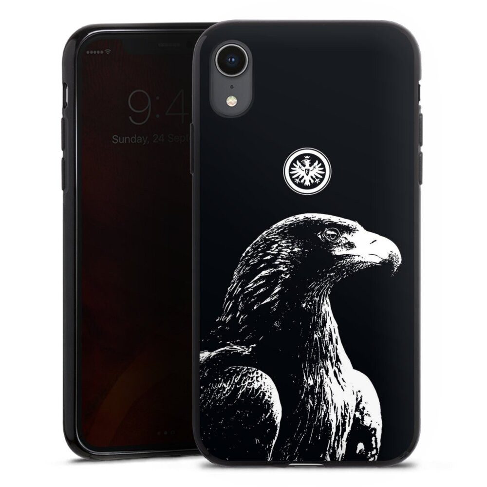 DeinDesign Handyhülle Eintracht Frankfurt Offizielles Lizenzprodukt Attila SGE Attila, Apple iPhone Xr Silikon Hülle Bumper Case Handy Schutzhülle