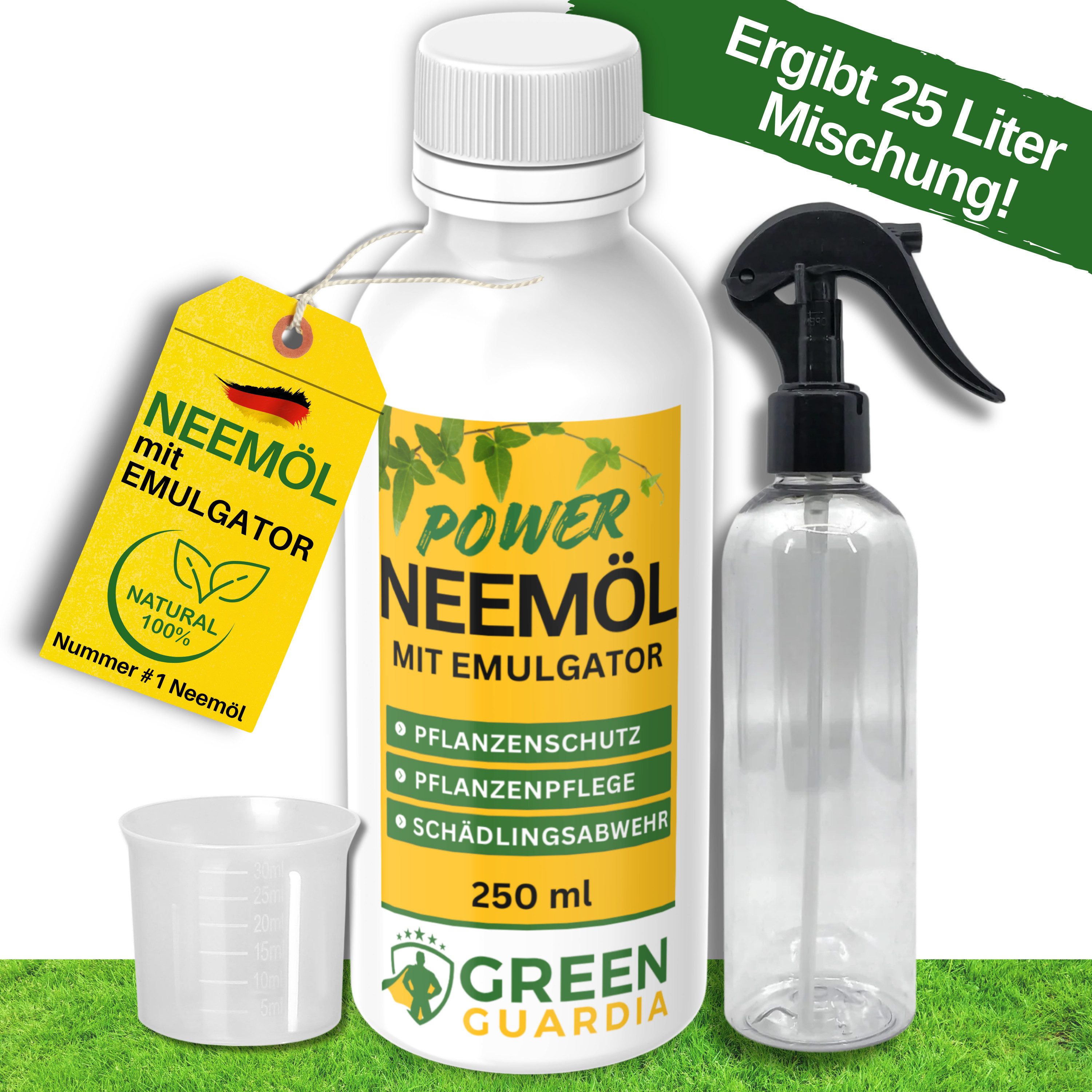 Insektenvernichter Power Neemöl - 250ml, effektive Schädlingsbekämpfung für Pflanzen