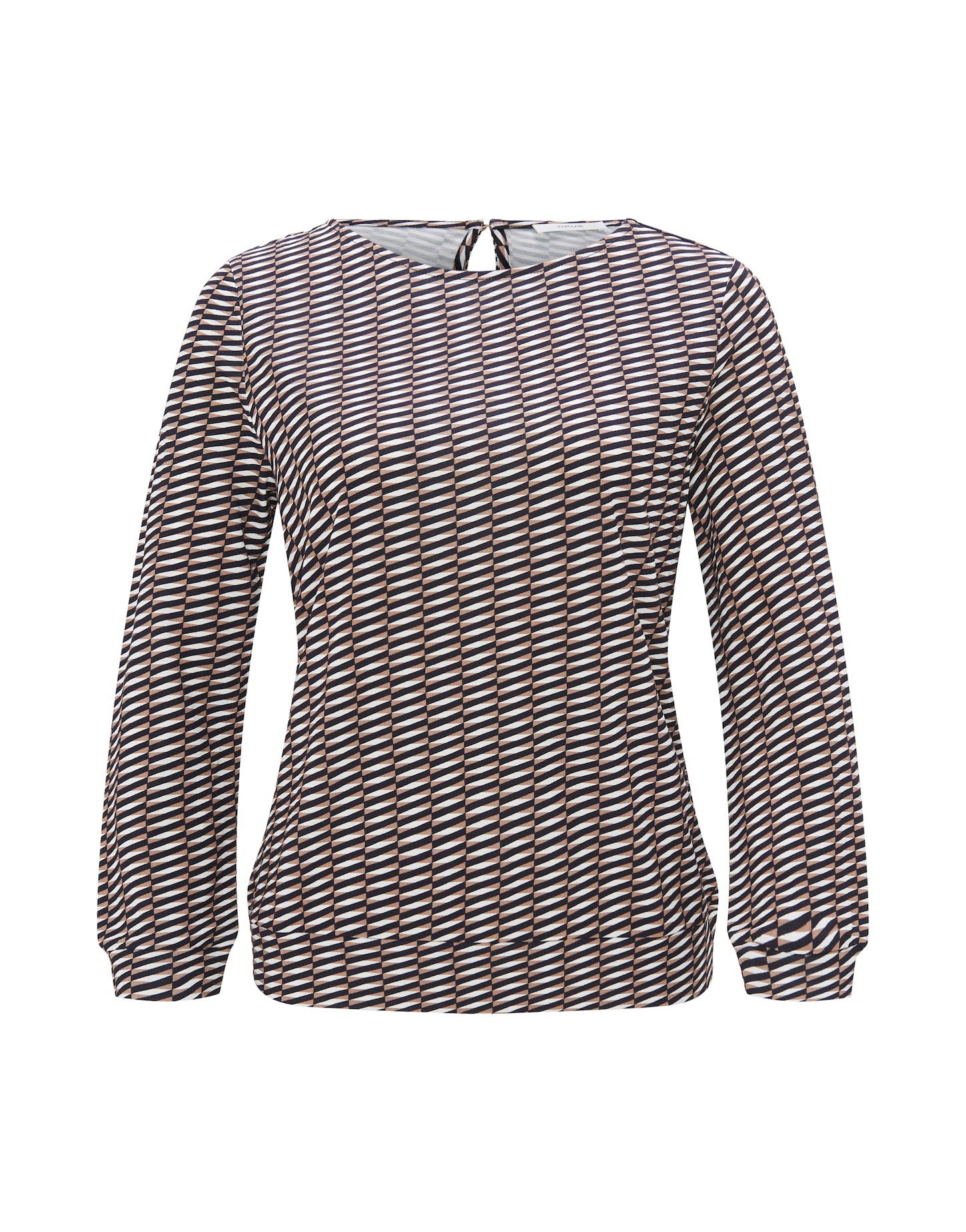 OPUS 3/4-Arm-Shirt Printshirt SUSTA Regular aus fließender Viskose günstig online kaufen