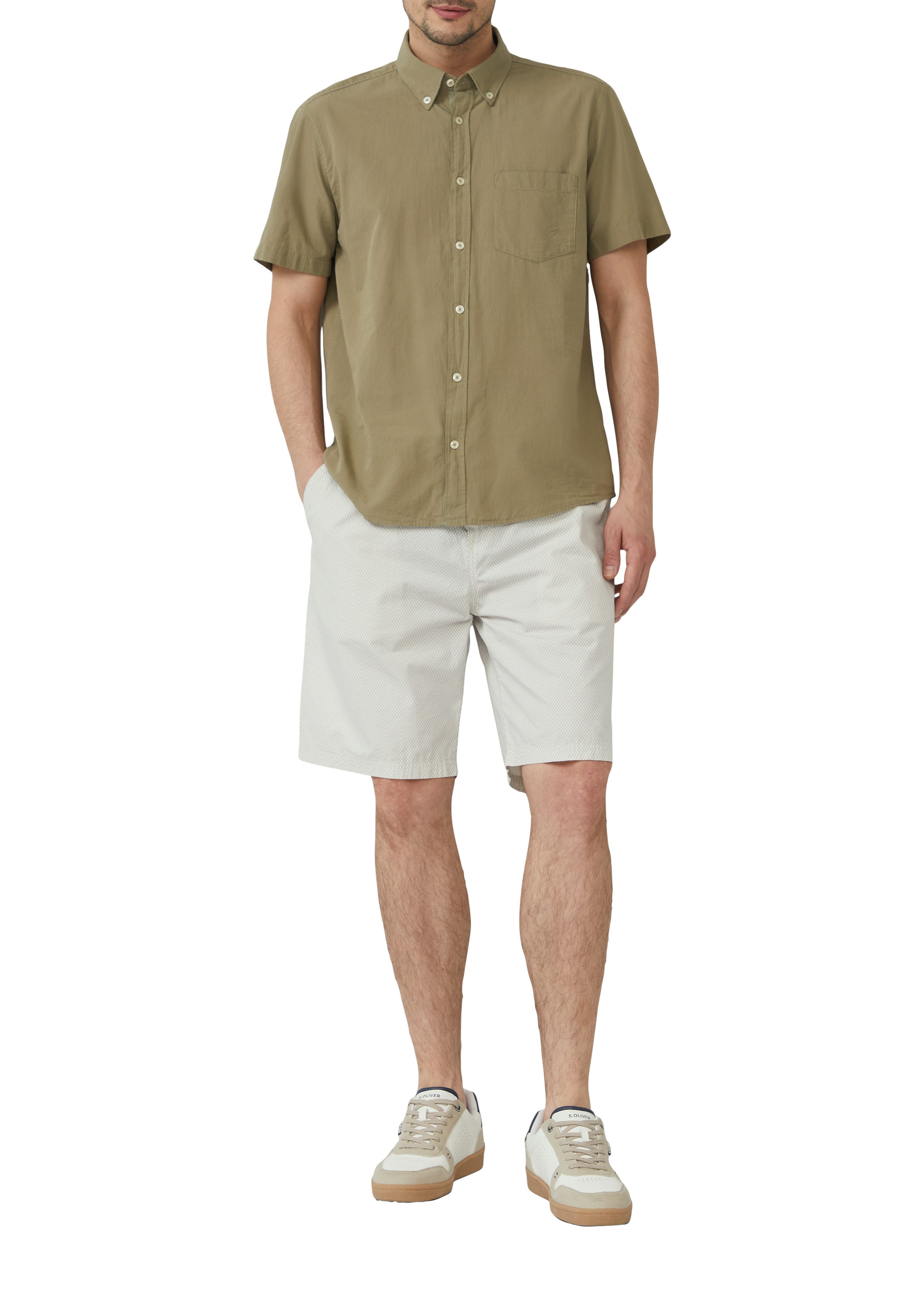 s.Oliver Kurzarmhemd mit Brust Tasche günstig online kaufen