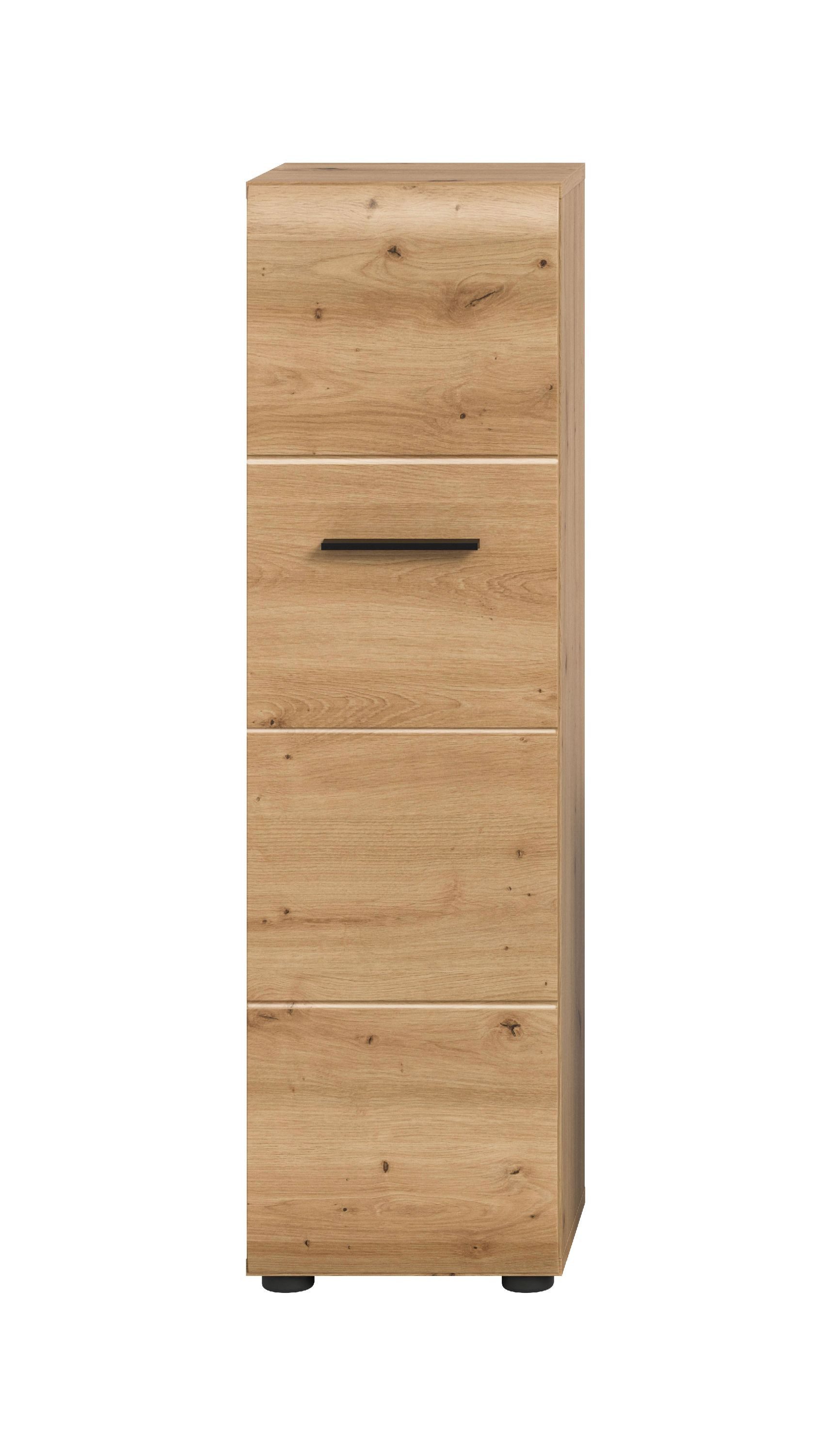 xonox.home Stauraumschrank Artisan Oak Nachbildung Melamin beschichtet modern 30x106x30 cm