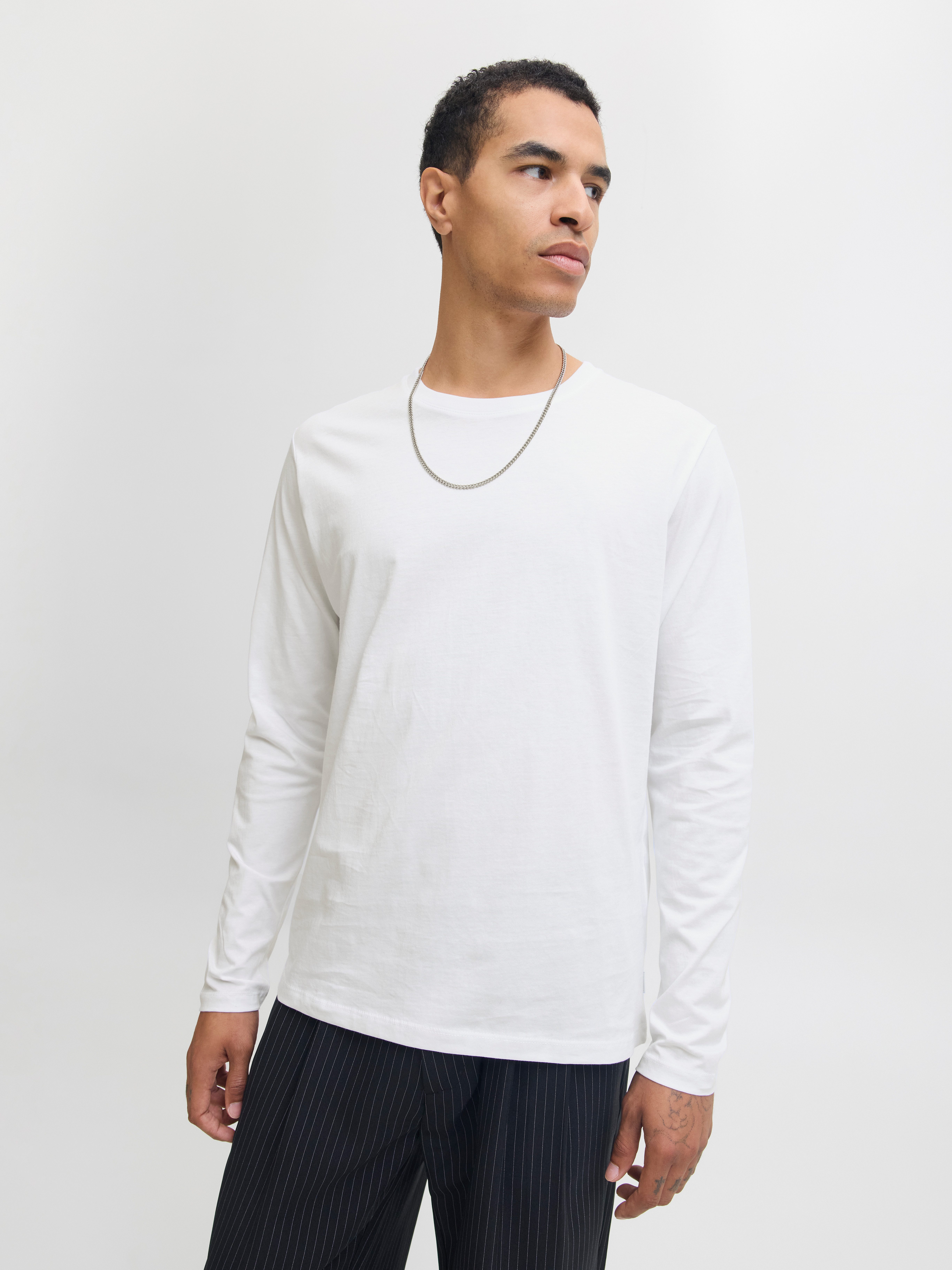 JACK & JONES Canottiera Jjeorganic Basic NOOS – Cotone Biologico Traspirante, Girocollo, Senza Maniche, Perfetta Per Primavera E Attività Sportive