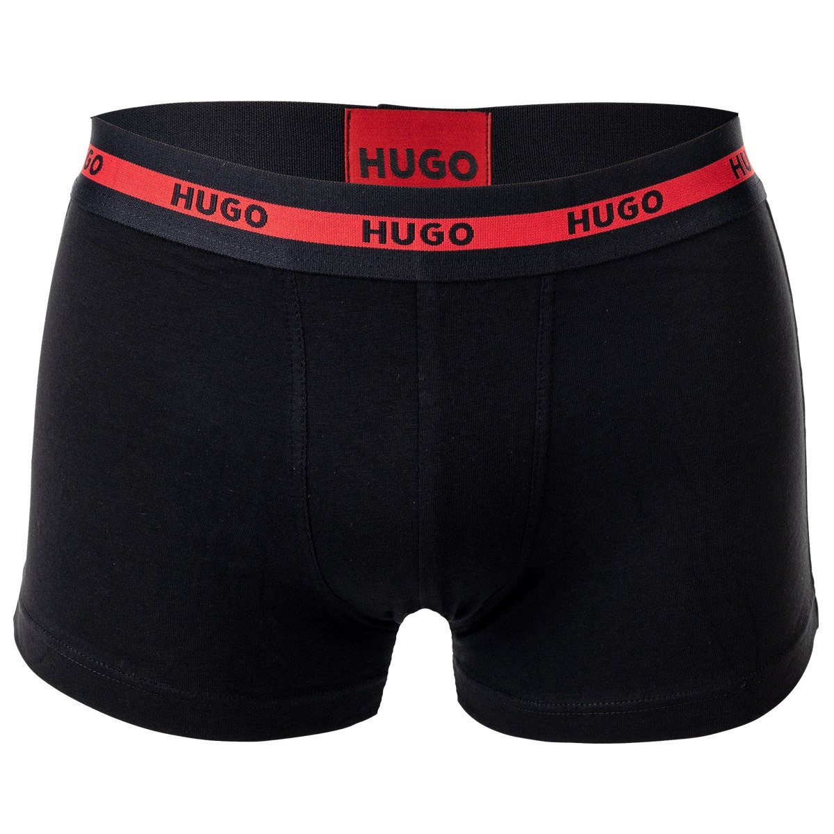 Boxer HUGO Shorts, Boxer Schwarz Herren Twin Pack Pack Trunks - 2er