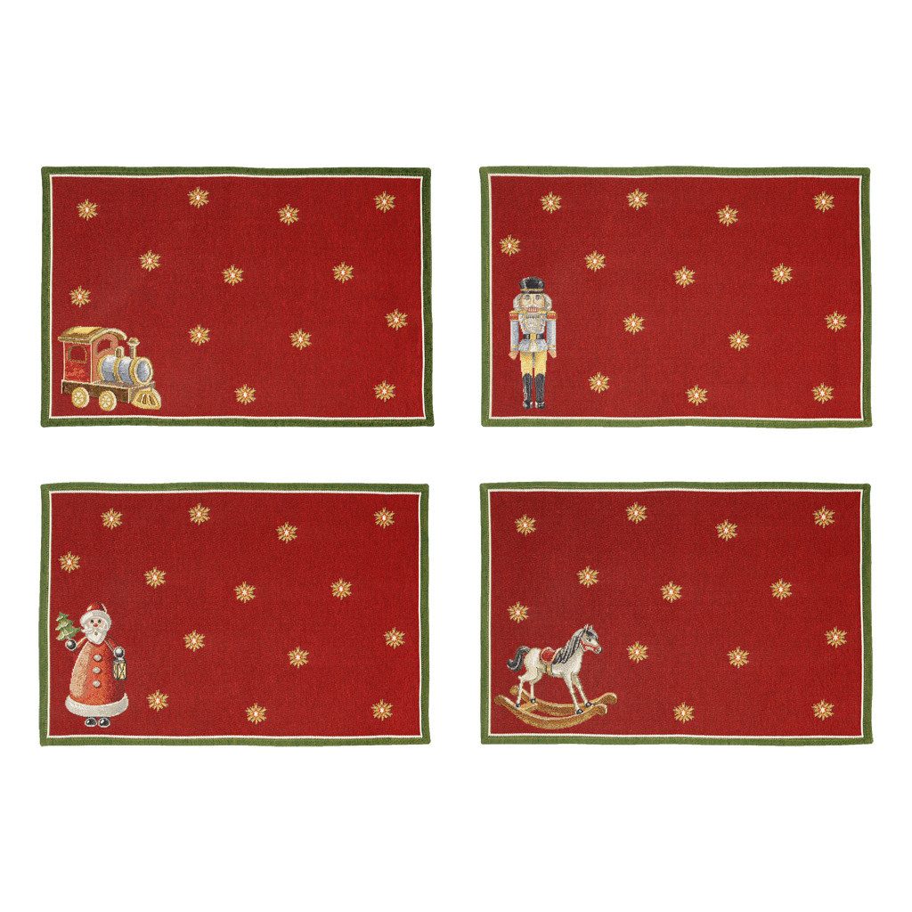 Platzset Toy's Delight Jubiläums-Set Gobelin Platzset 4tlg.