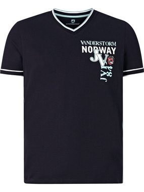 Jan Vanderstorm T-Shirt HELLAUG mit Ziernähten an der Seite