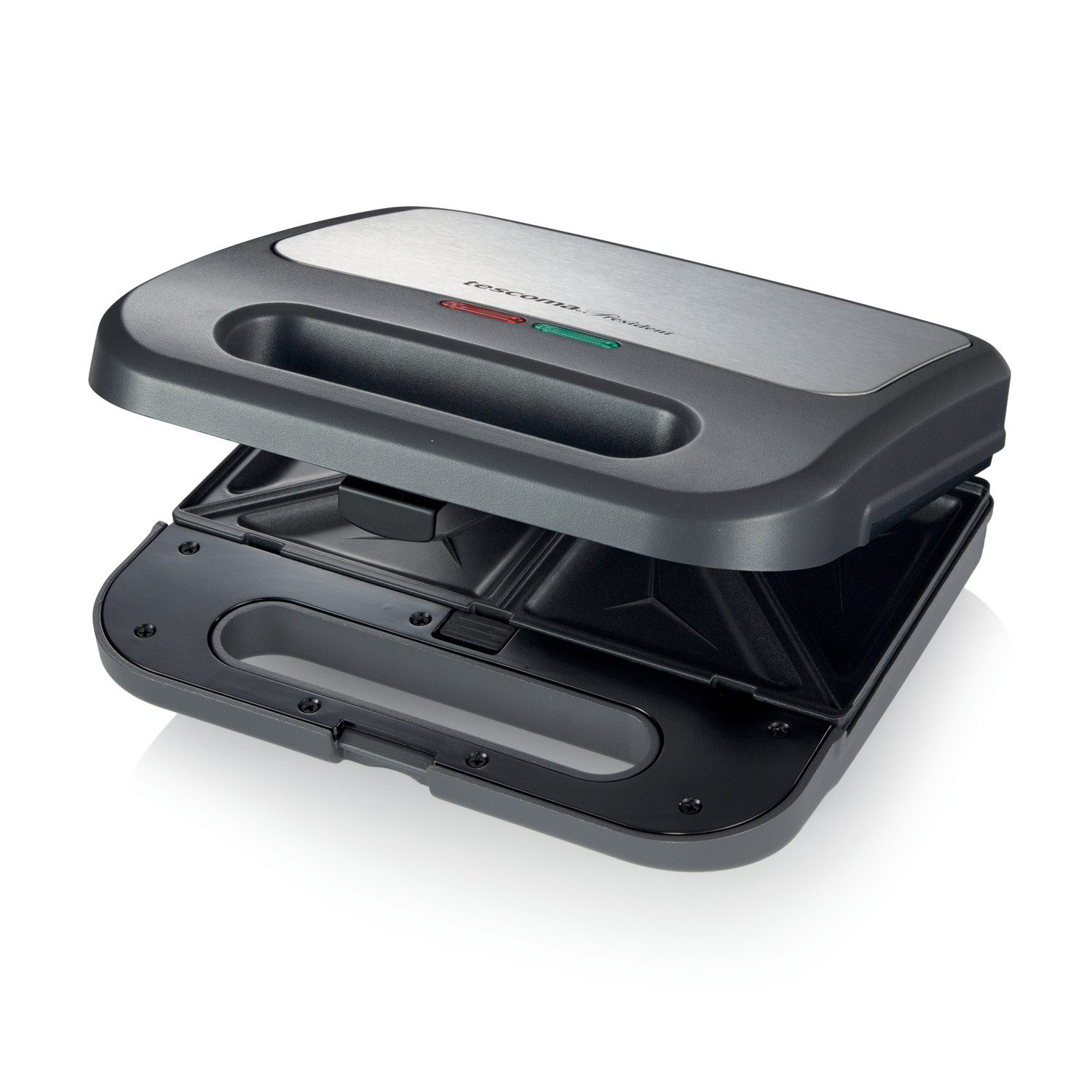 Tescoma 3-in-1-Sandwichmaker Tescoma Multigrill President mit 3 Wechselplatten, 750 W, 750 W, Drei wechselbare, antihaftbeschichtete Platten-Sets