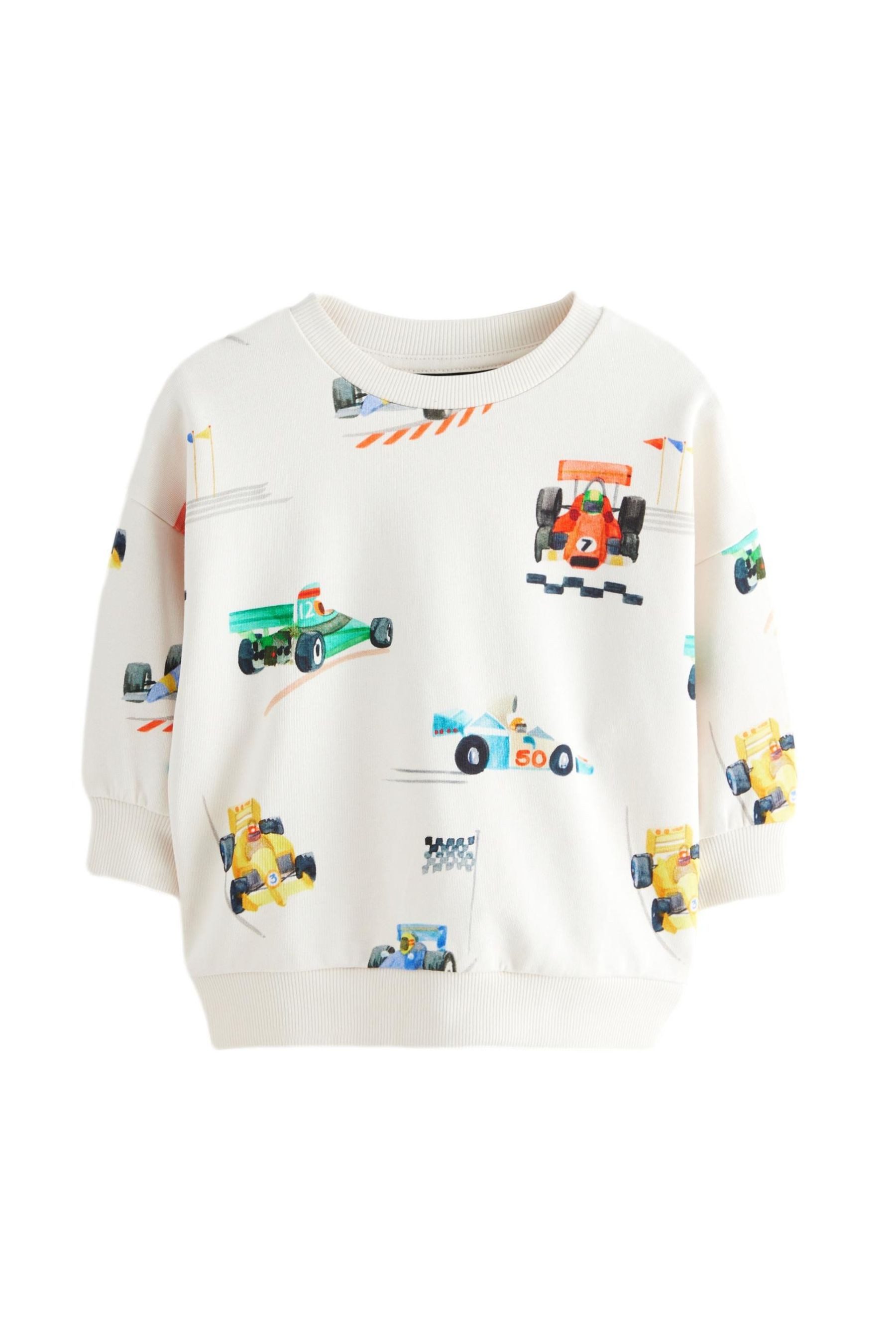 Next Sweater Gemustertes Sweatshirt aus 100 % günstig online kaufen