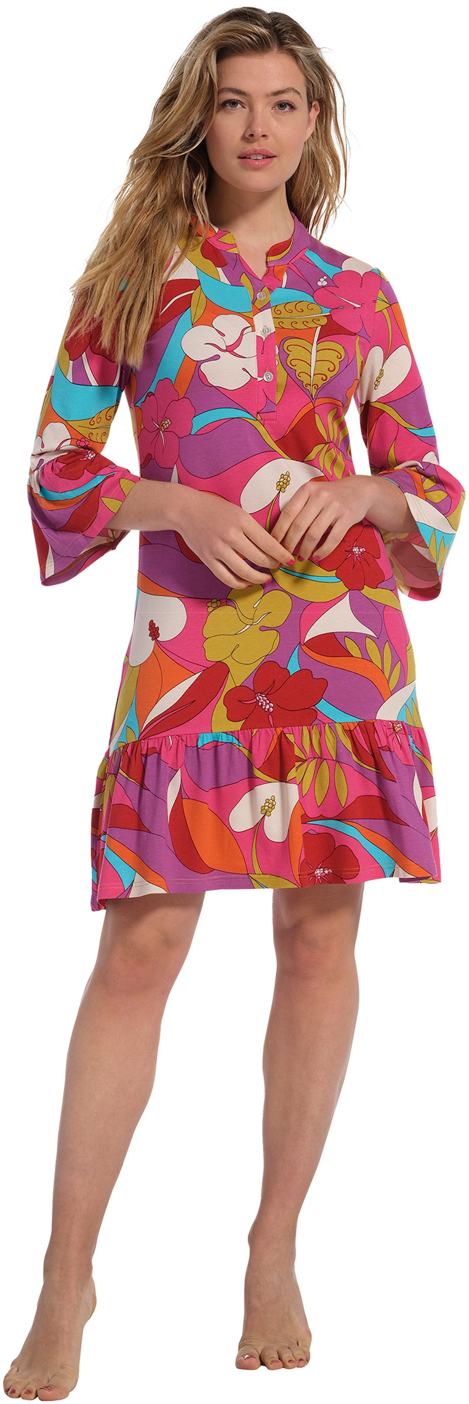 Pastunette Strandkleid Damen Strandkleid Retro Muster günstig online kaufen