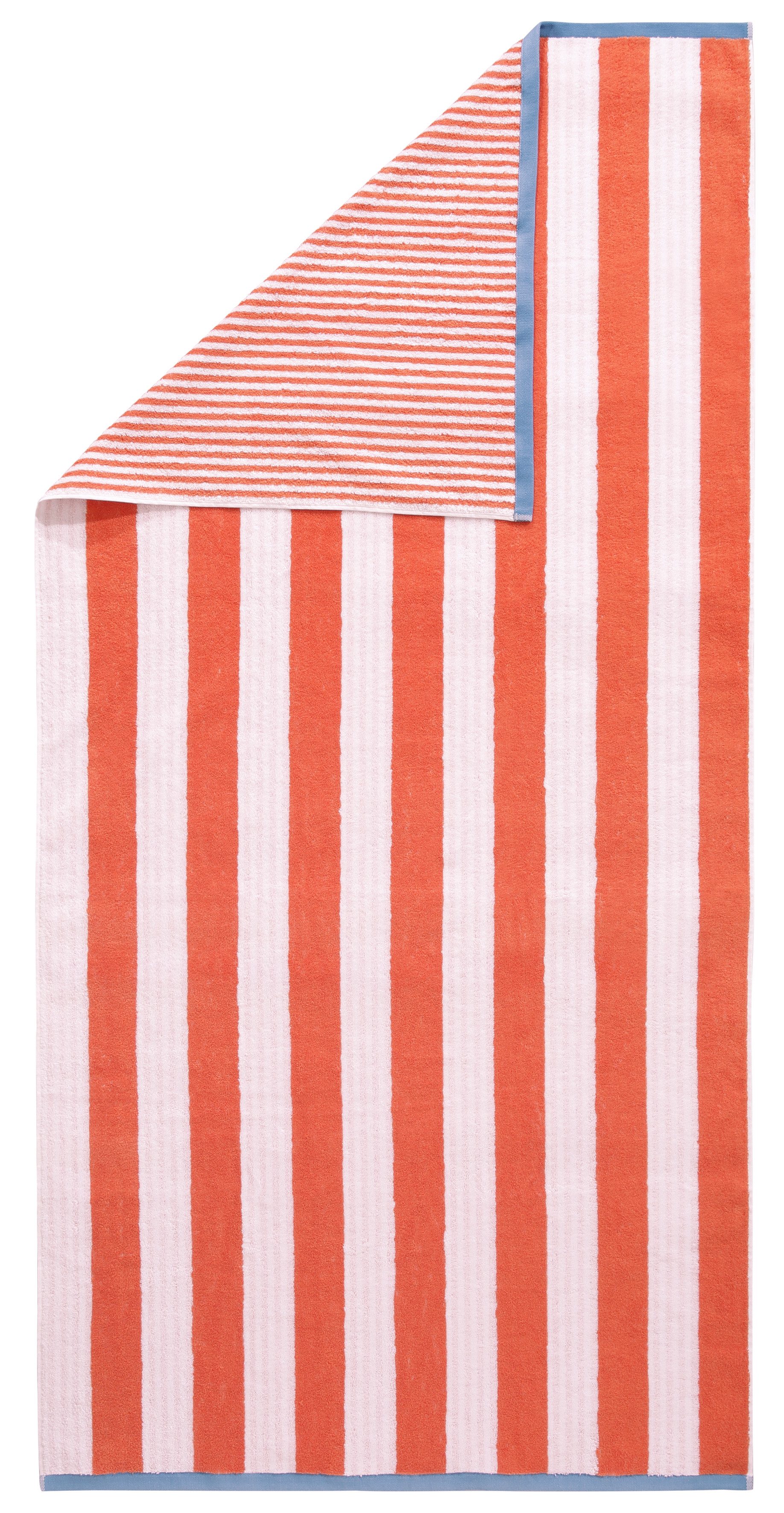 OTTO home Strandtuch Elenna, 100% Baumwolle, flauschig und weich, 500 gr/m², Frottier (2-St), Premium Strandtücher 90x180cm, Streifen, 5 Jahre Garantie