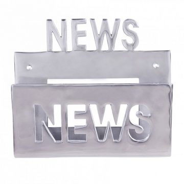 KADIMA DESIGN Zeitungsständer Aluminium Zeitungshalter "News", stilvoll & praktisch