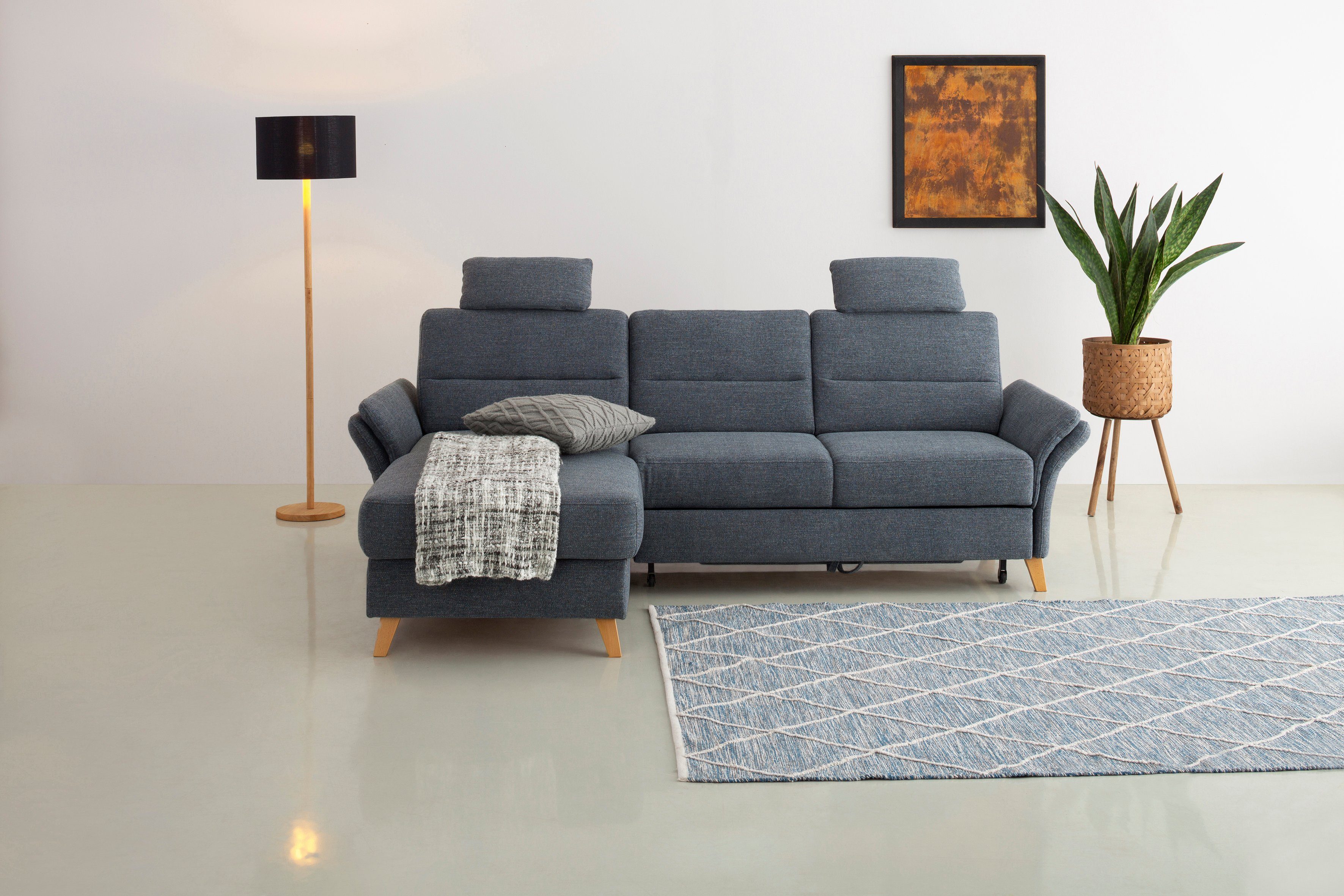 Home affaire Ecksofa Westerland L-Form, Federkern-Polsterung, günstig online kaufen