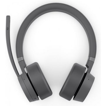 Lenovo Go Wireless - Headset - sturmgrau On-Ear-Kopfhörer