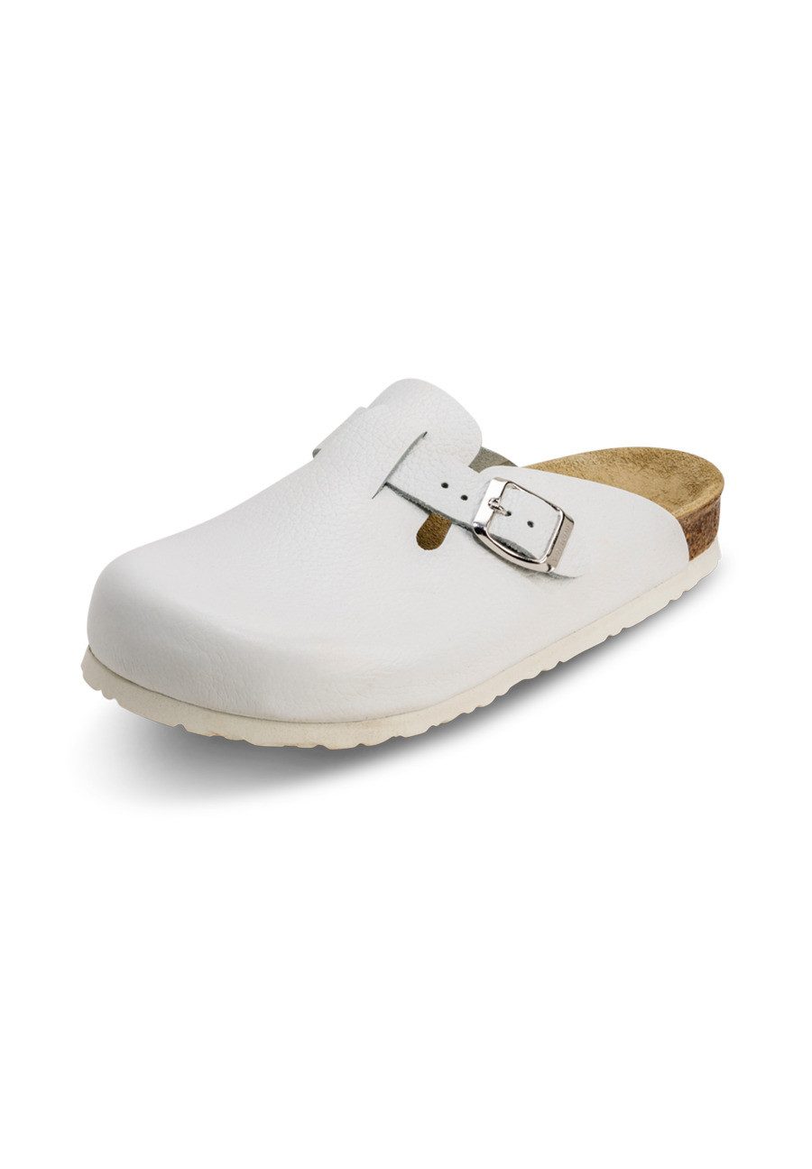 Unisexschuhe Clog Vollrindleder Hausschuh