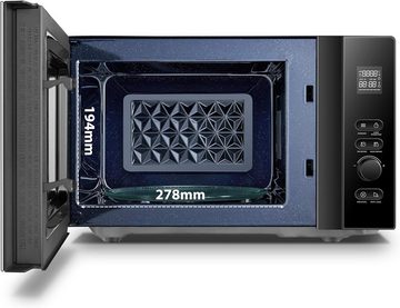 Toshiba Mikrowelle Toshiba MV-AM20T BK, Mikrowelle, 20L, 800W, Digitale Steuerung