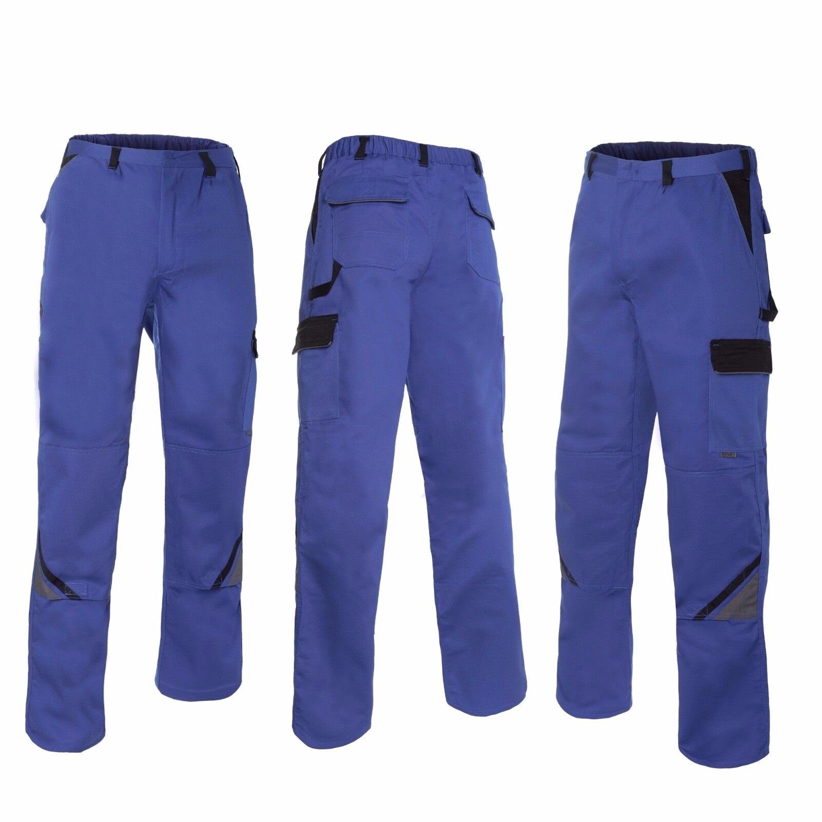 Classic Arbeitshose Arbeitshose Berufshose Schutzhose Sicherheitshose Blau (PROF-SP-BL)