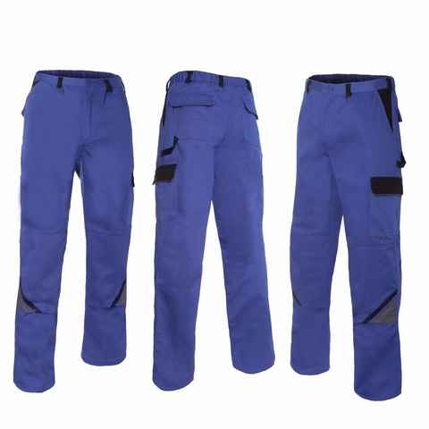 Classic Arbeitshose Arbeitshose Berufshose Schutzhose Sicherheitshose Blau (PROF-SP-BL)