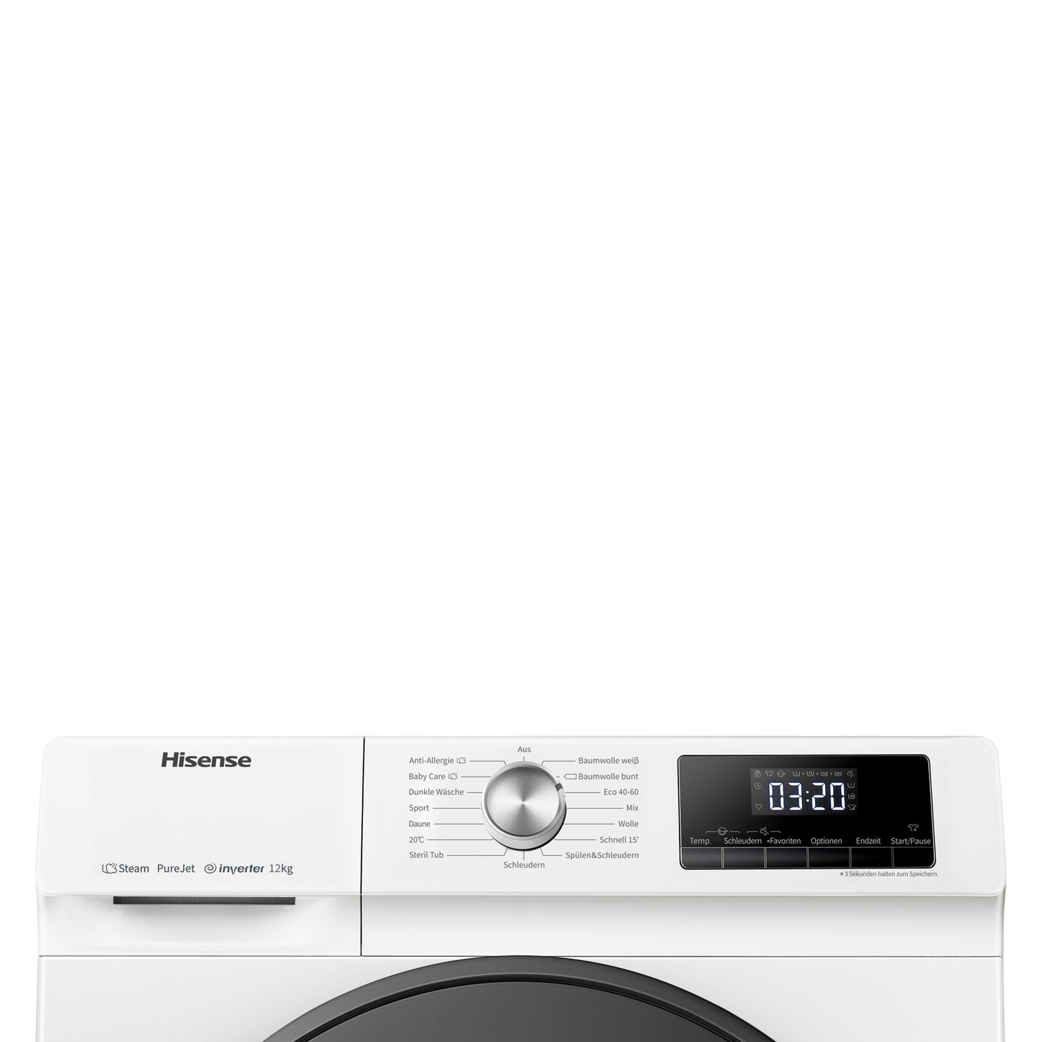 Durable Inverter Waschmaschine U/min, 12,00 Hisense kg, WFQA1214EVJM, 1400