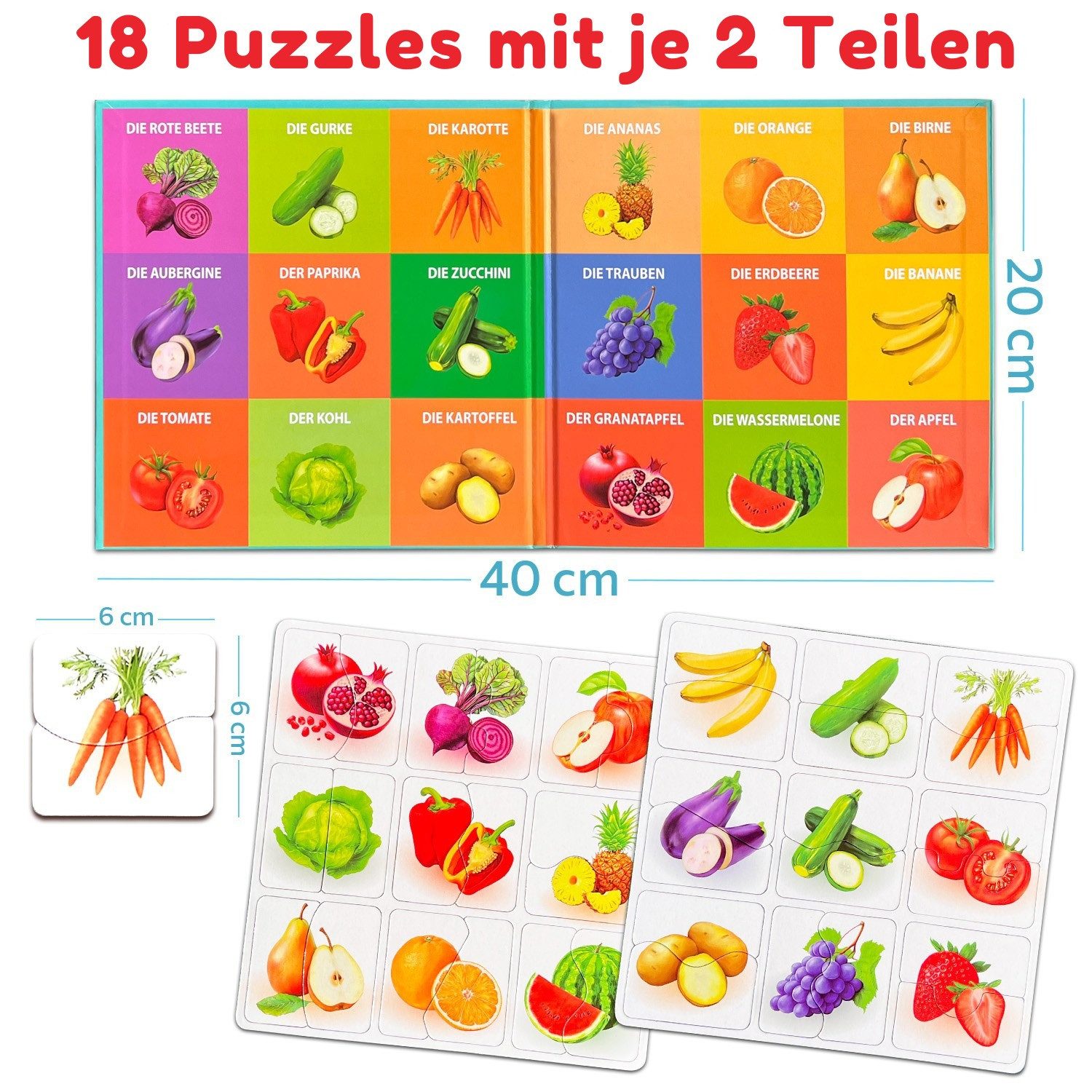 MAGNIKON Lernspielzeug Meine ersten magnetischen Puzzles (Puzzles mit große günstig online kaufen
