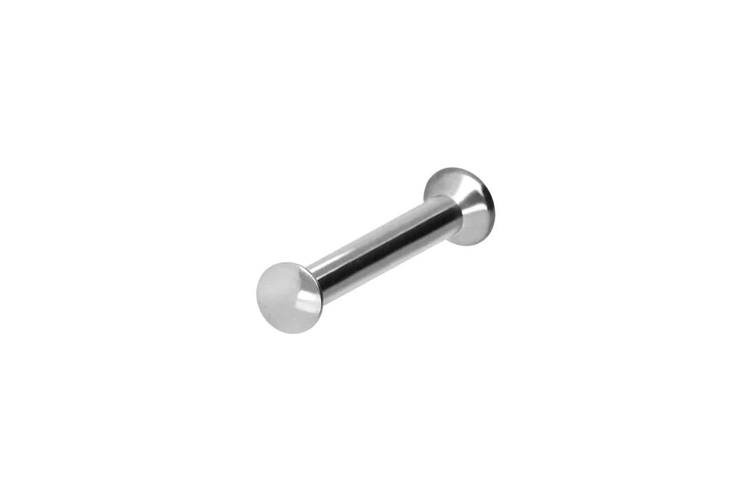 Piercing-Set Chirurgenstahl Triple Piercing Mini Labret mit Innengewinde FLAT-DISC