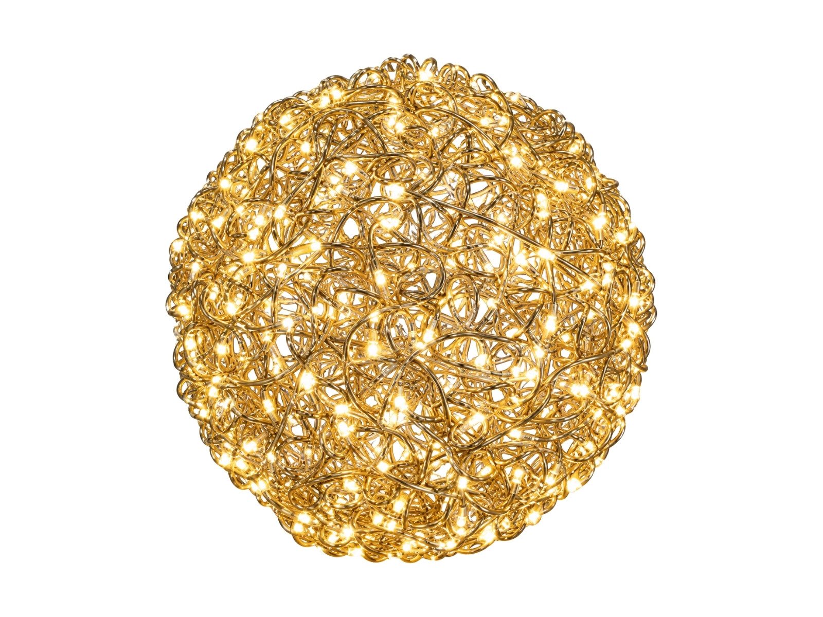 Exner GmbH Garten- & Wohnaccessoires Dekoobjekt LED Kugel Lumière gold 50cm (1 Stück)