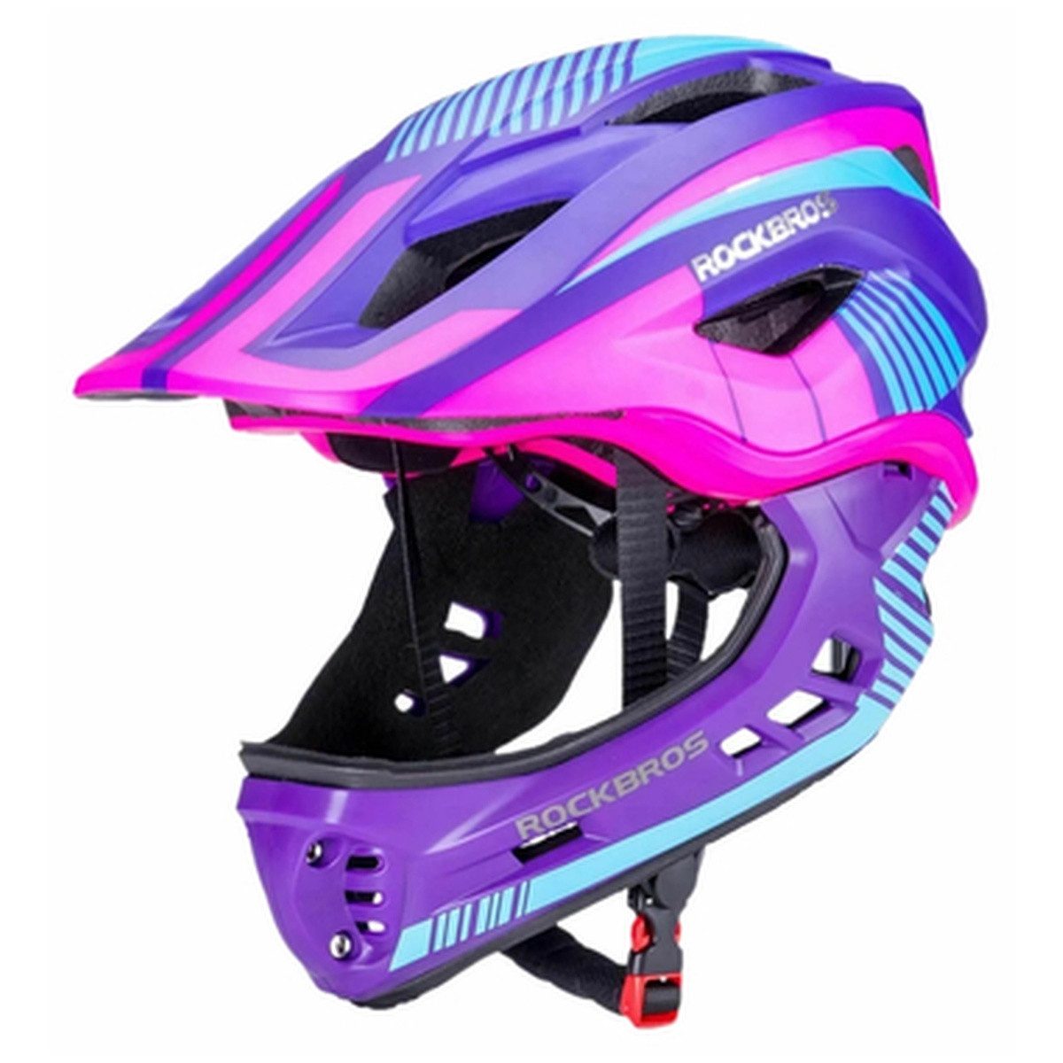 ROCKBROS Fahrradhelm Rockbros 32SBPP-S Kinderfahrradhelm mit Visier
