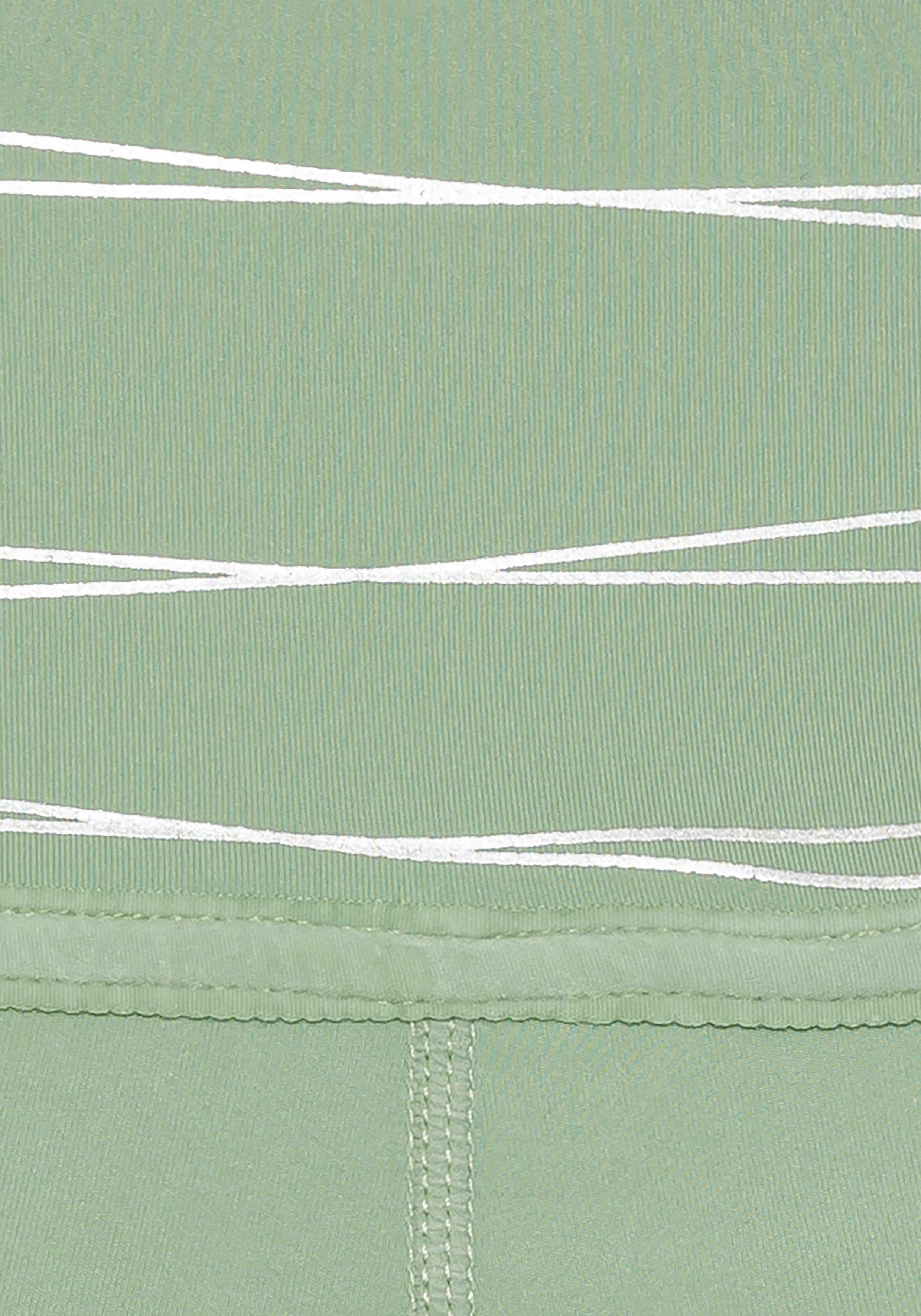 Vivance Active by Lascana Shorts Sportshorts mit breiten Bündchen und Druck