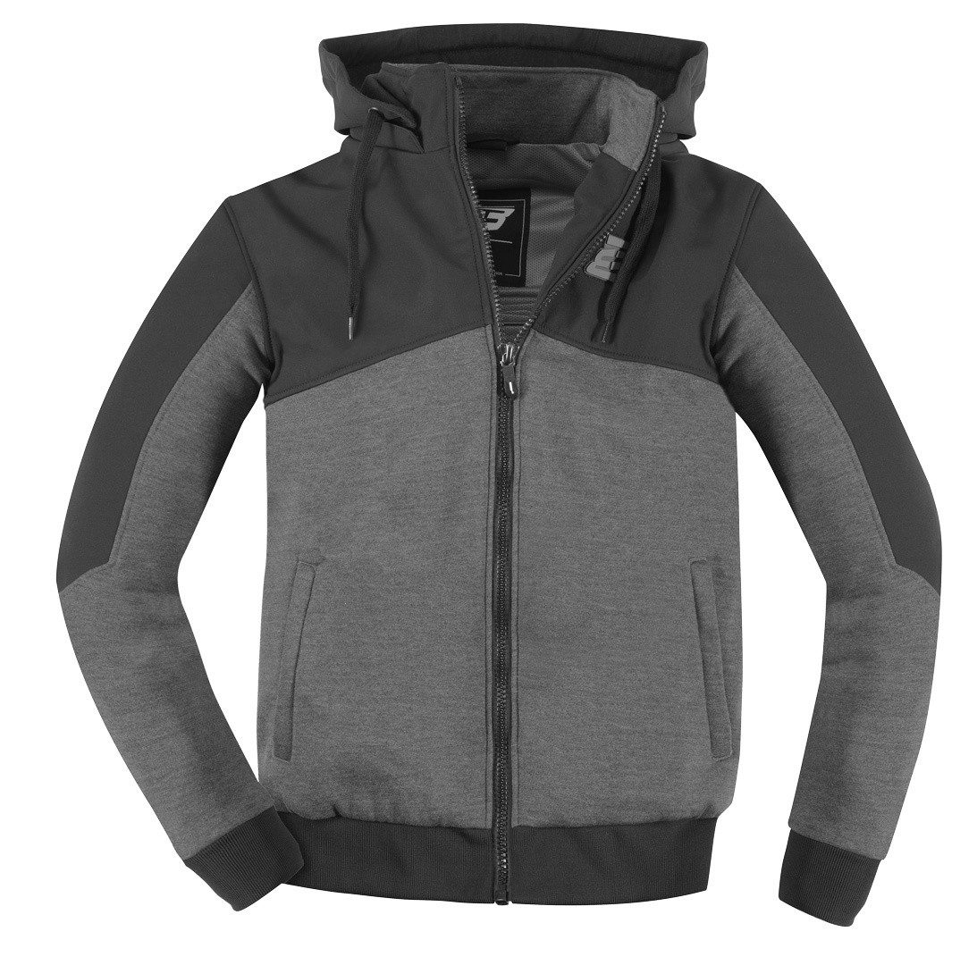 Bogotto Motorradjacke Finish-R Motorrad Zip Hoodie protektoren reflektierende – Bild 4 von 5