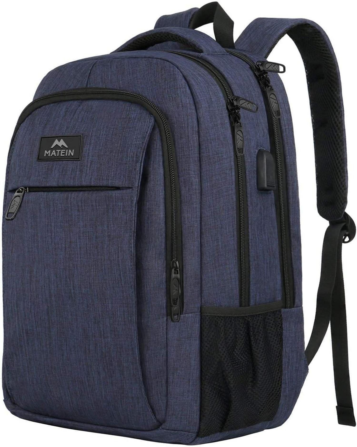 LuxusKollektion Schulrucksack Schulrucksack 15,6 Zoll Laptop Notebook Rucksack USB Ladeanschluss