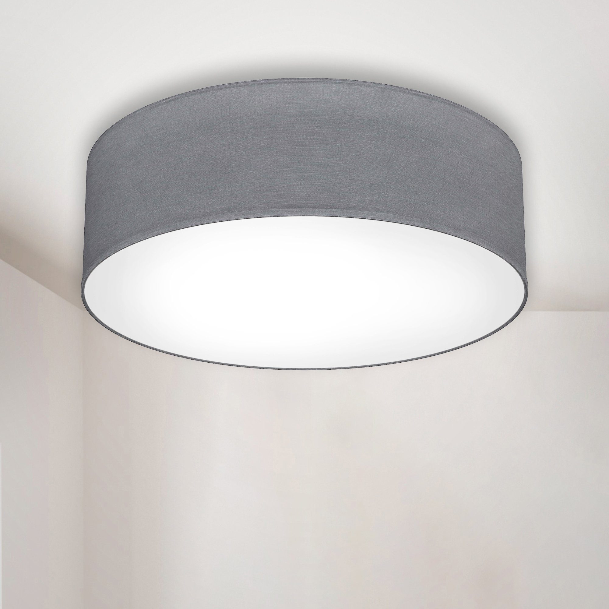 Design Decken Lampe Leuchte Beleuchtung Grau Wohn Schlaf Zimmer Küche Beige 