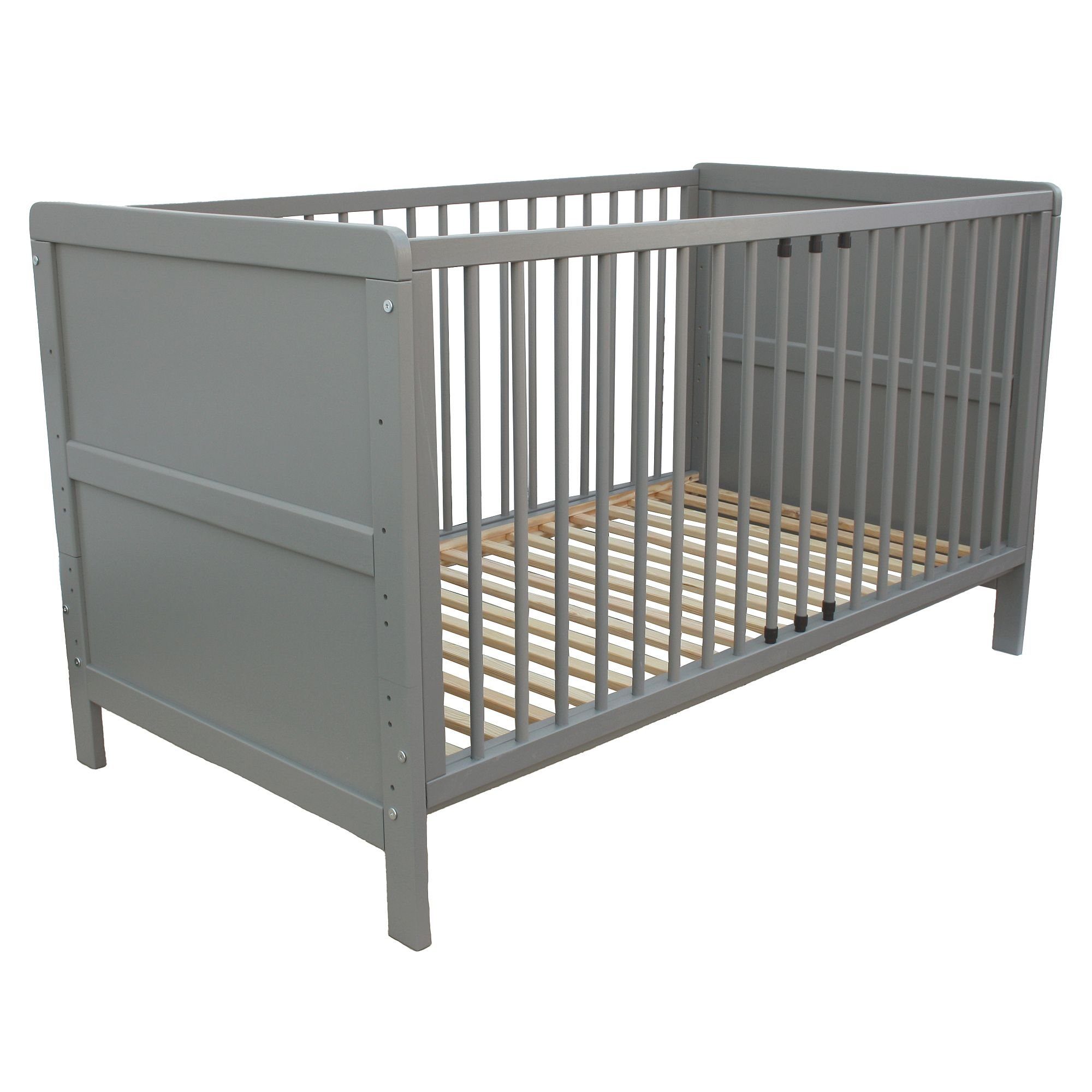 Micoland Kinderbett Kinderbett Juniorbett Beistellbett 140x70 cm 3in1 grau günstig online kaufen