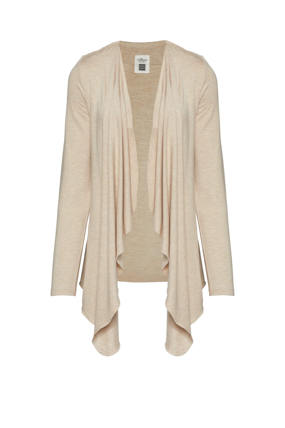 comazo Sweatjacke mit Wasserfallkragen