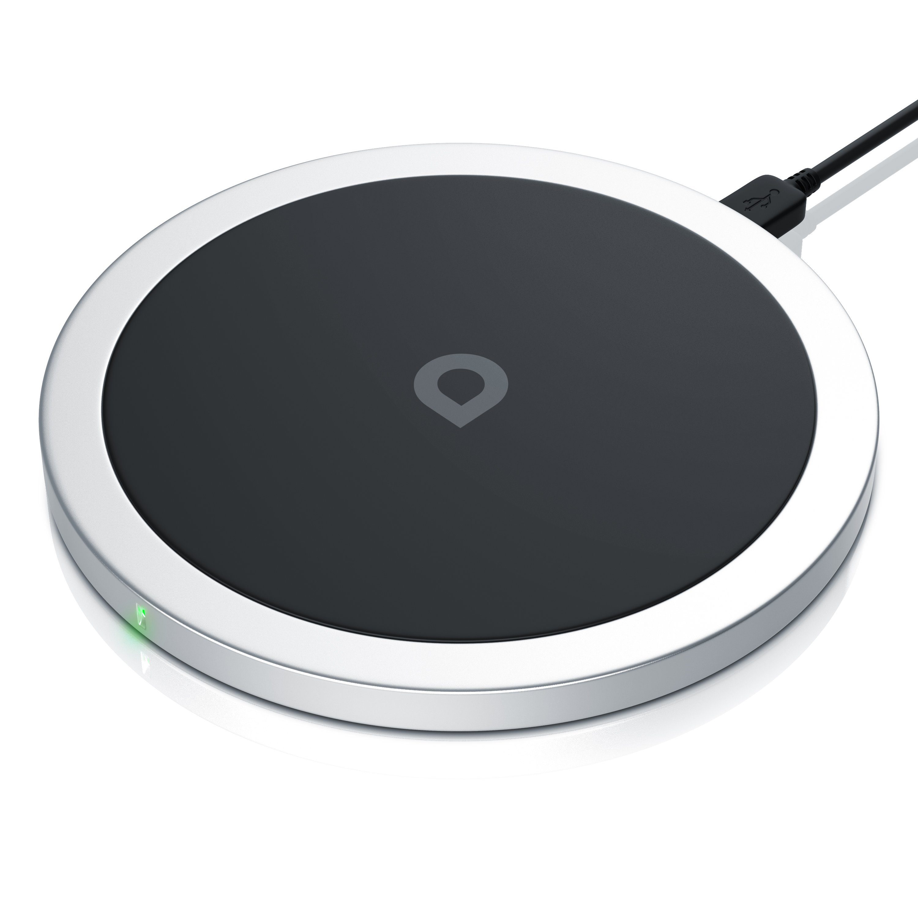 Aplic Schnelles Kabelloses Ladepad, Fast Wireless Charger, Qi-Zertifiziert Induktions-Ladegerät (1-tlg., 10W Max, kompatibel mit iPhone, Samsung, Xiaomi, Huawei, Google, Honor)
