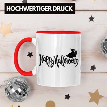 Trendation Tasse Halloween Tasse Kürbis Dekoration Becher Happy Halloween Geister Grafi