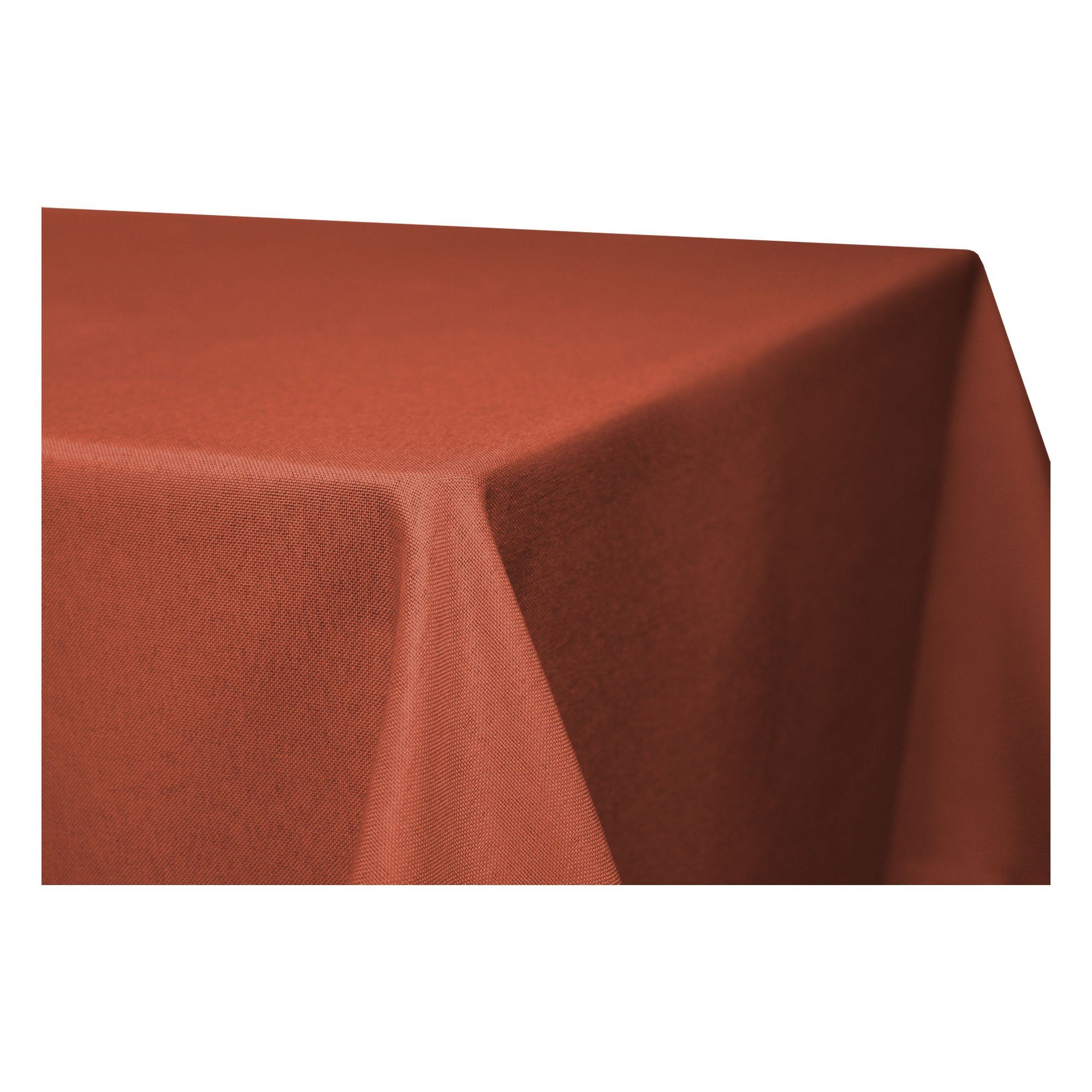 Haus und Deko Tischdecke Tischdecke 130x220 cm eckig beschichtet Leinenoptik wasserabweisend (1-tlg)