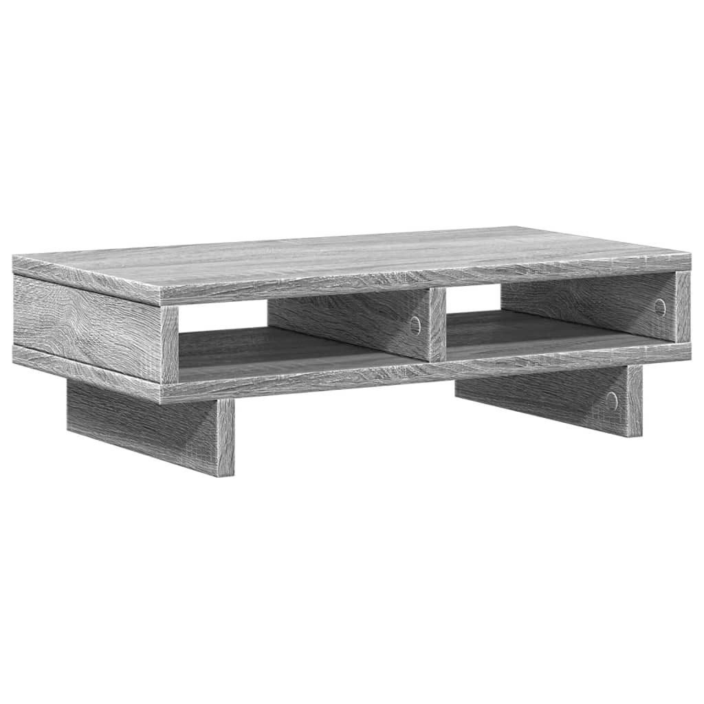 vidaXL Computertisch Monitorständer Grau Sonoma 50x27x15 günstig online kaufen