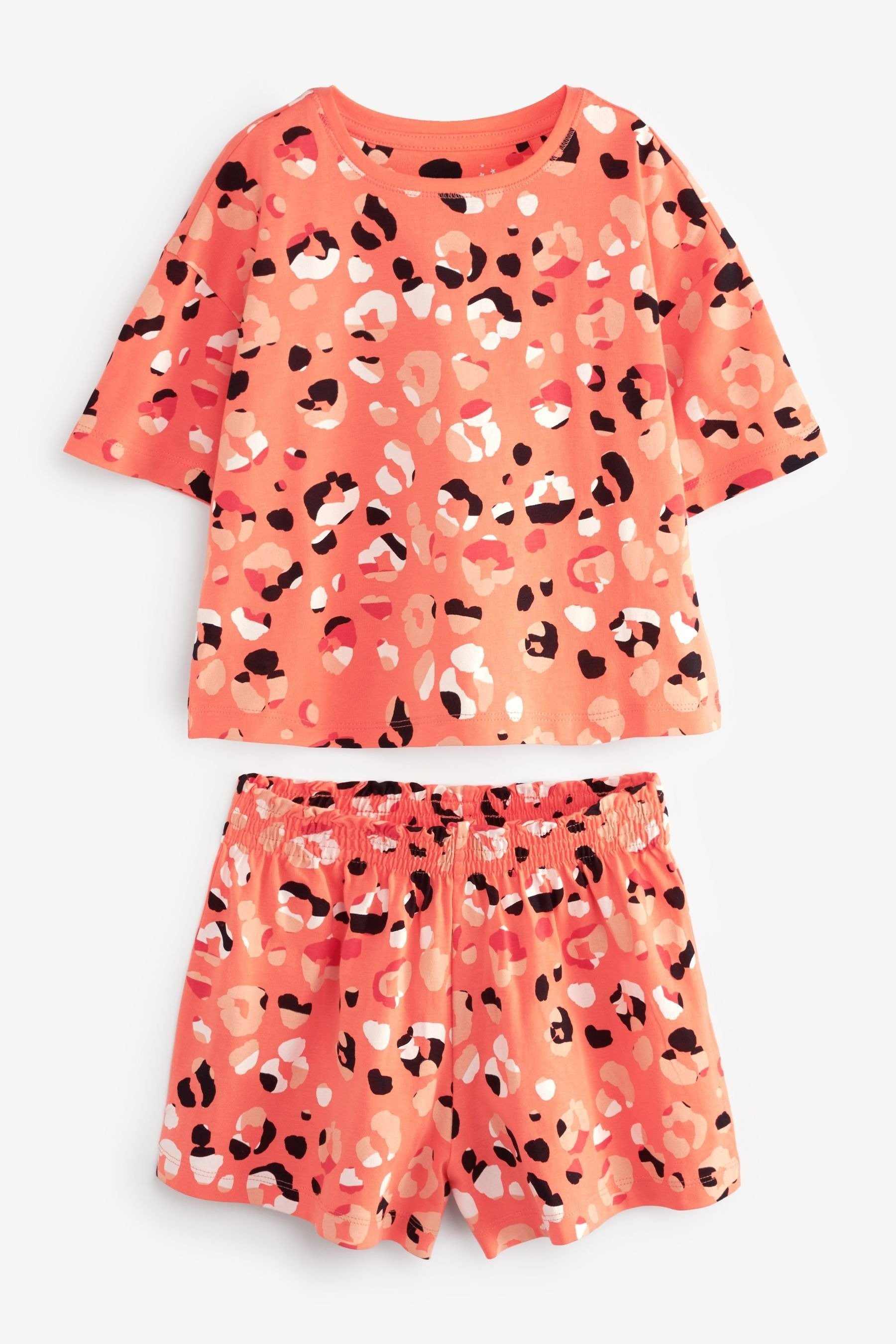 Next Pyjama Kurzer Schlafanzug im (6 tlg) Multi Animal Print 3er-Pack